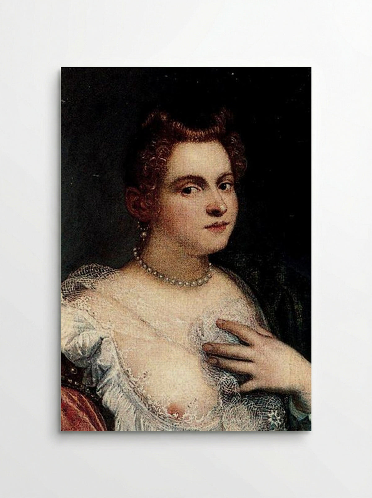 Self-portrait (or Venetian Woman) - Marietta Robusti - Poster