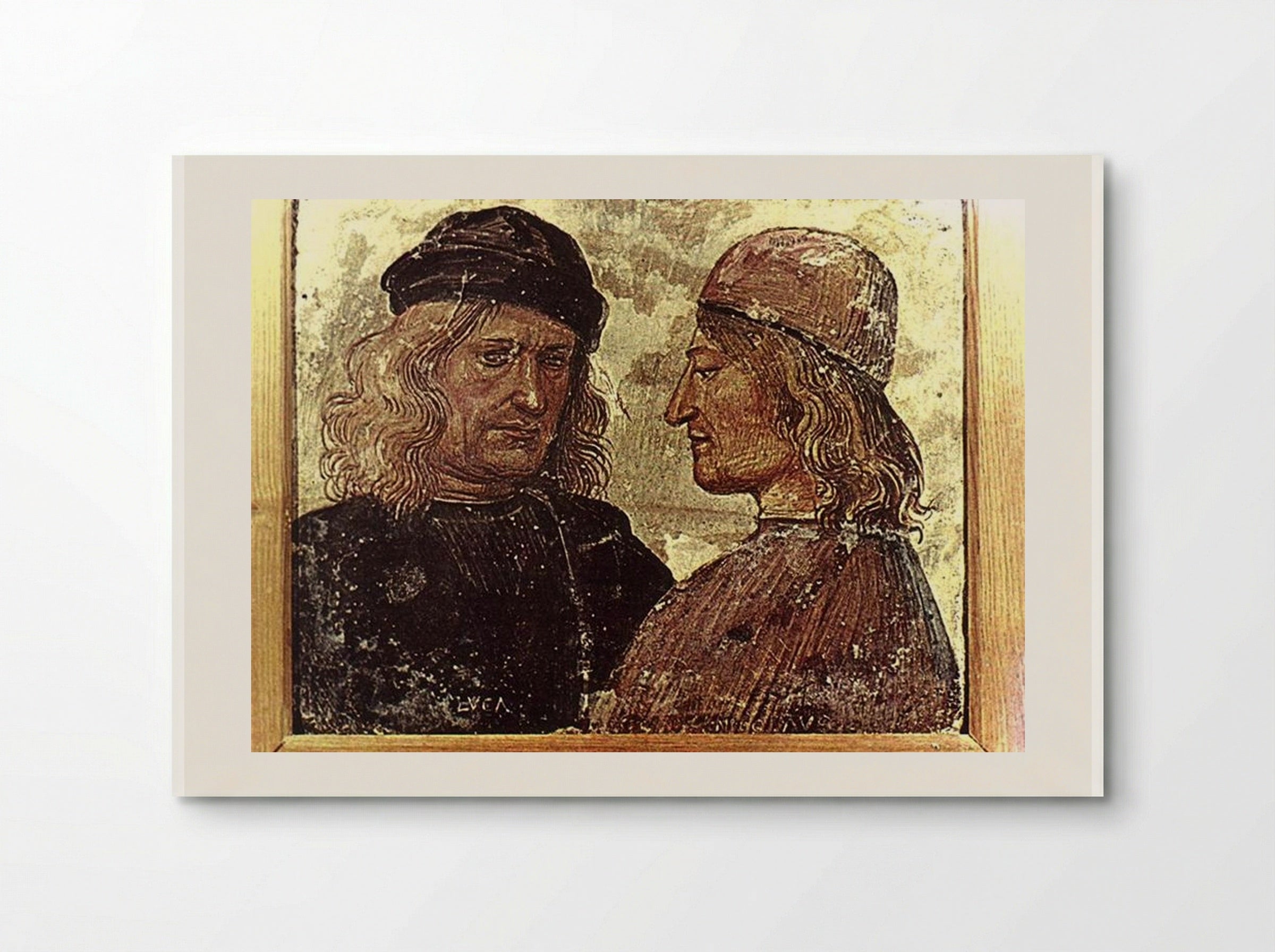 Self-portrait with Vitelozzo Vitelli - Luca Signorelli - Poster