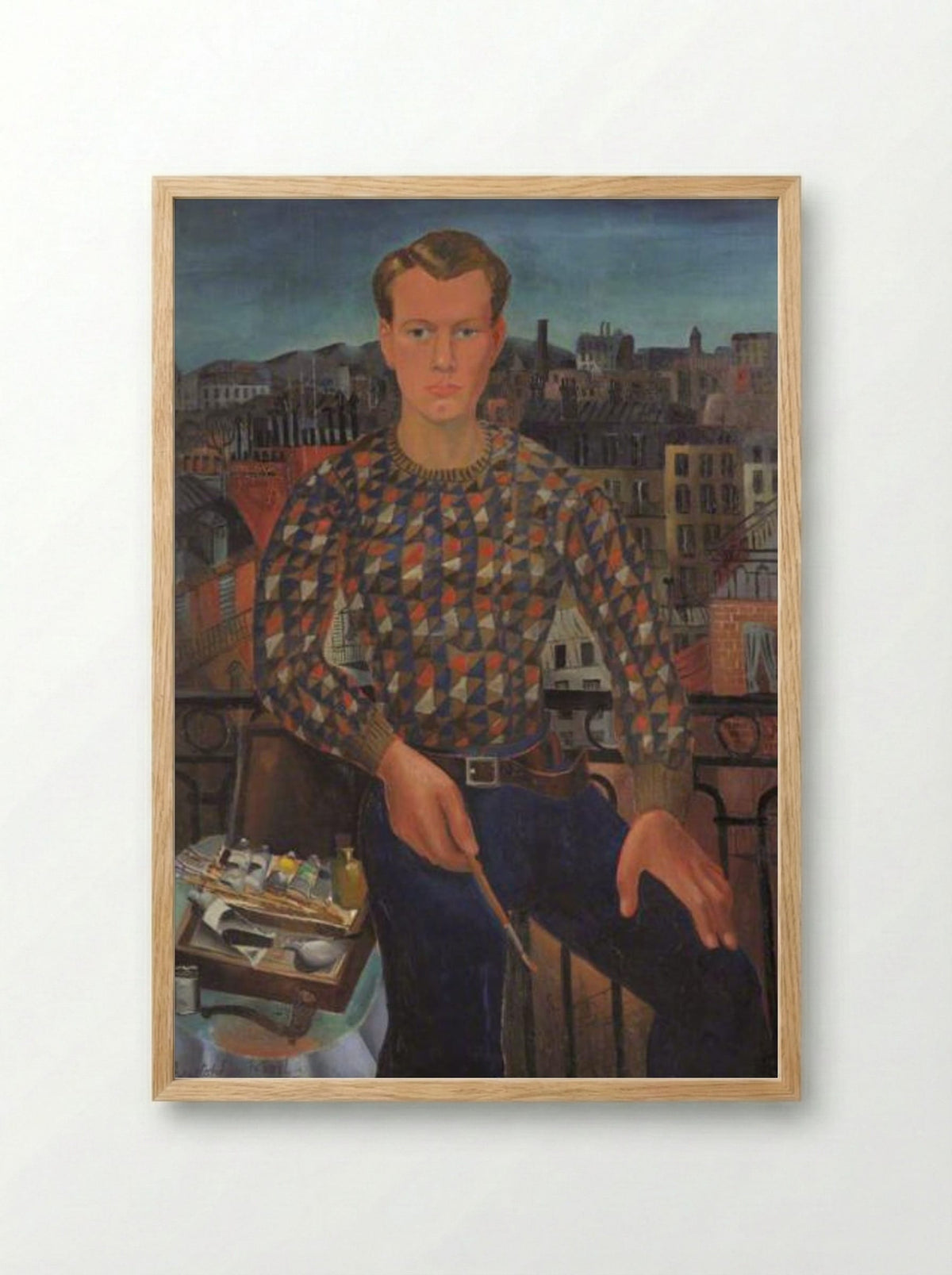 Self-portrait - Christopher Wood - Framed Print Wood