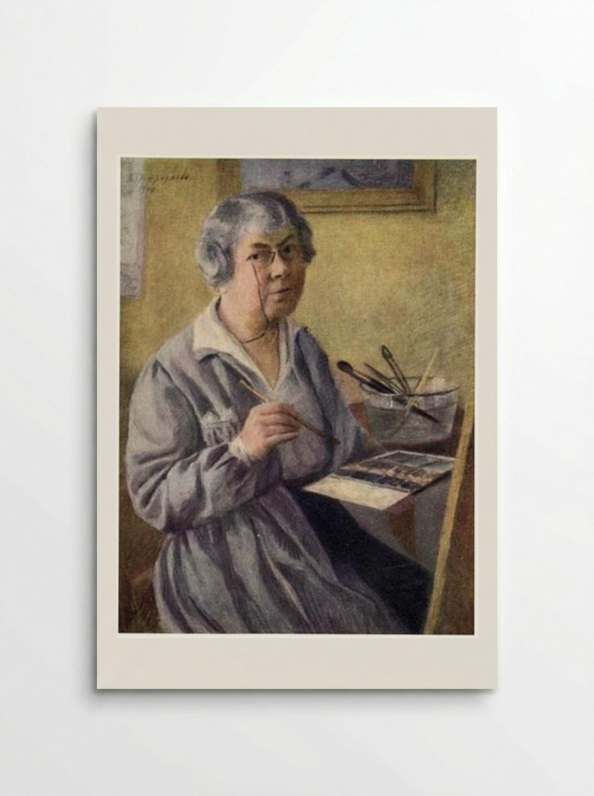 Self-portrait - Anna Ostroumova-Lebedeva - Poster