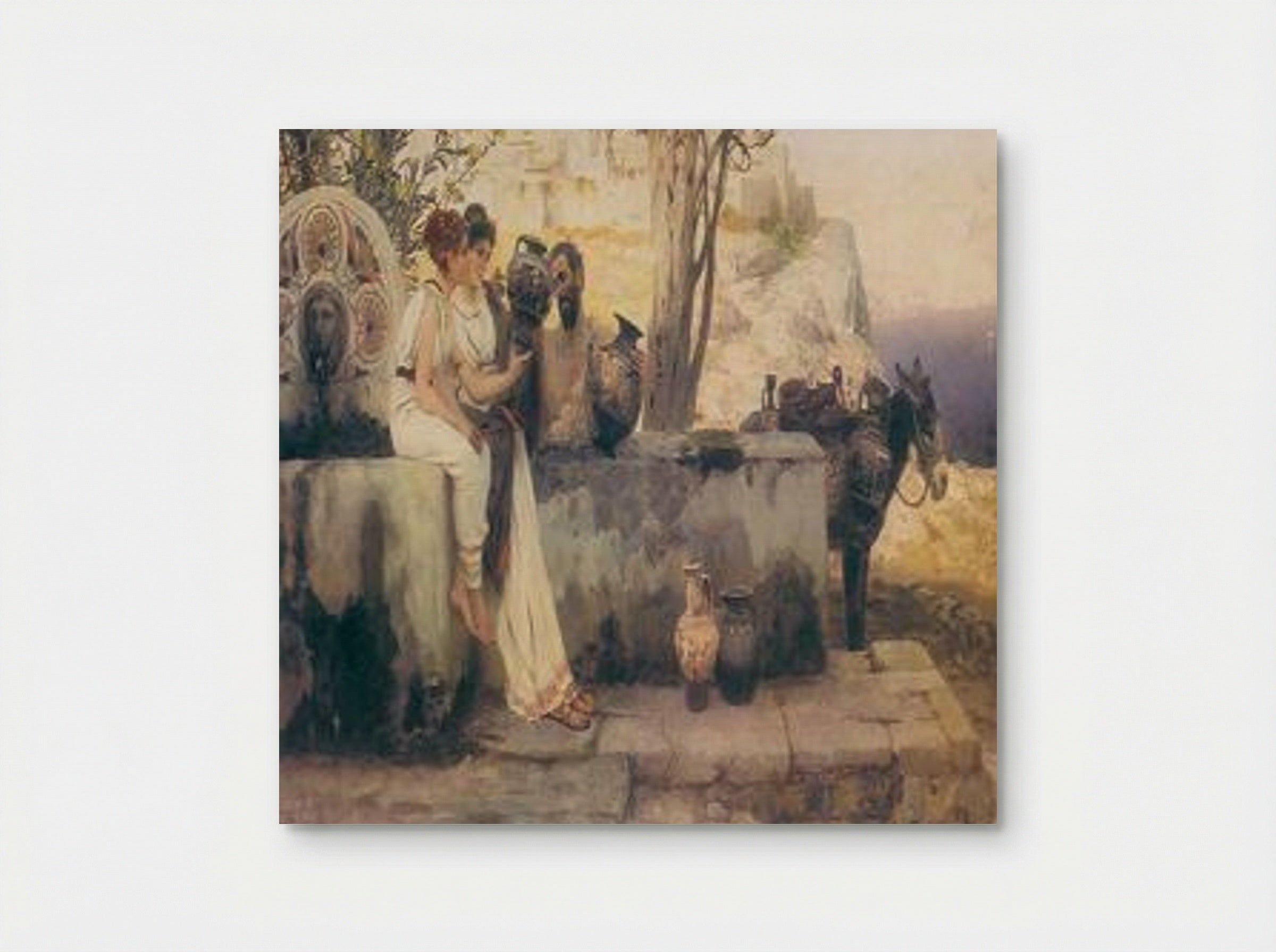 Seller of Vases - Henryk Siemiradzki - Poster
