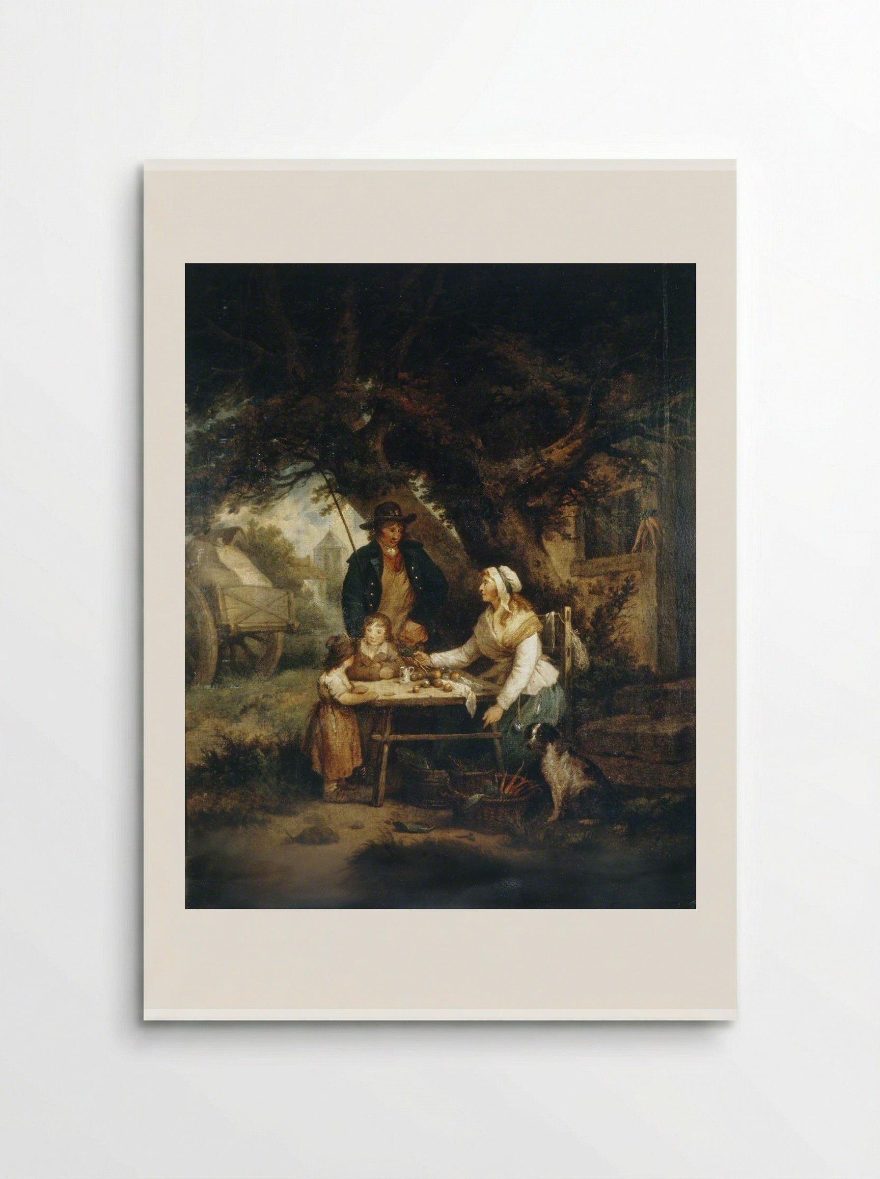 Selling Carrots - George Morland - Poster