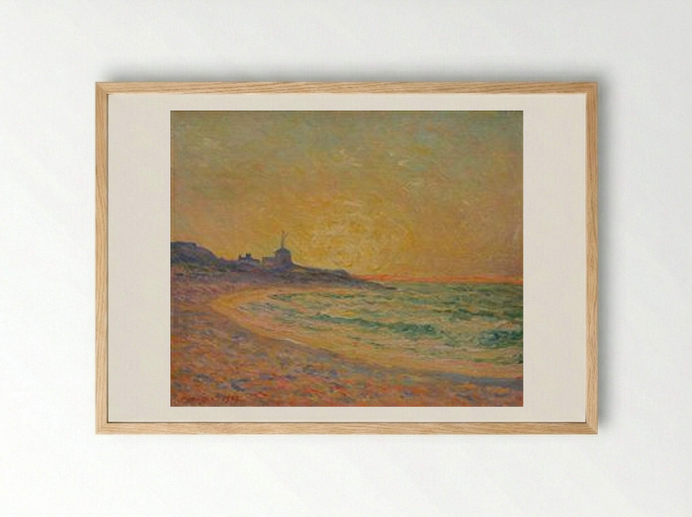 Semaphore of the Beg-Meil, Brittany - Maxime Maufra - Framed Print Wood