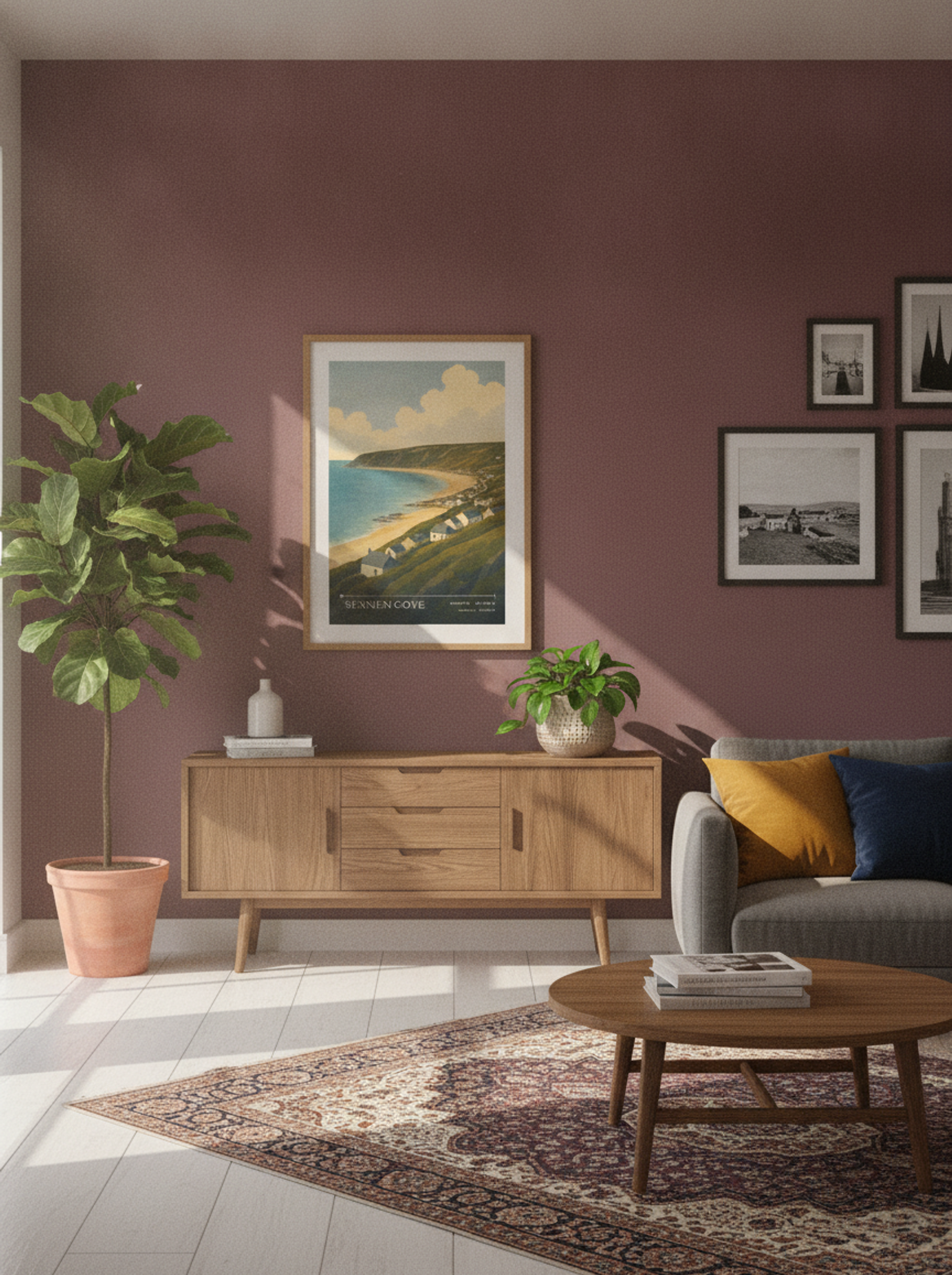 Sennen Cove Cornwall Travel Poster - Lifestyle