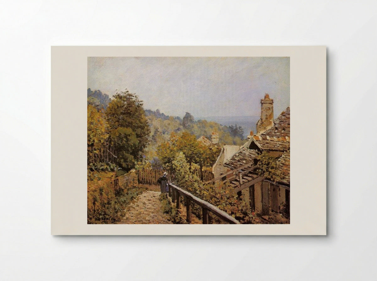 Sentier de la Mi-Côte, Louveciennes - Alfred Sisley - Poster