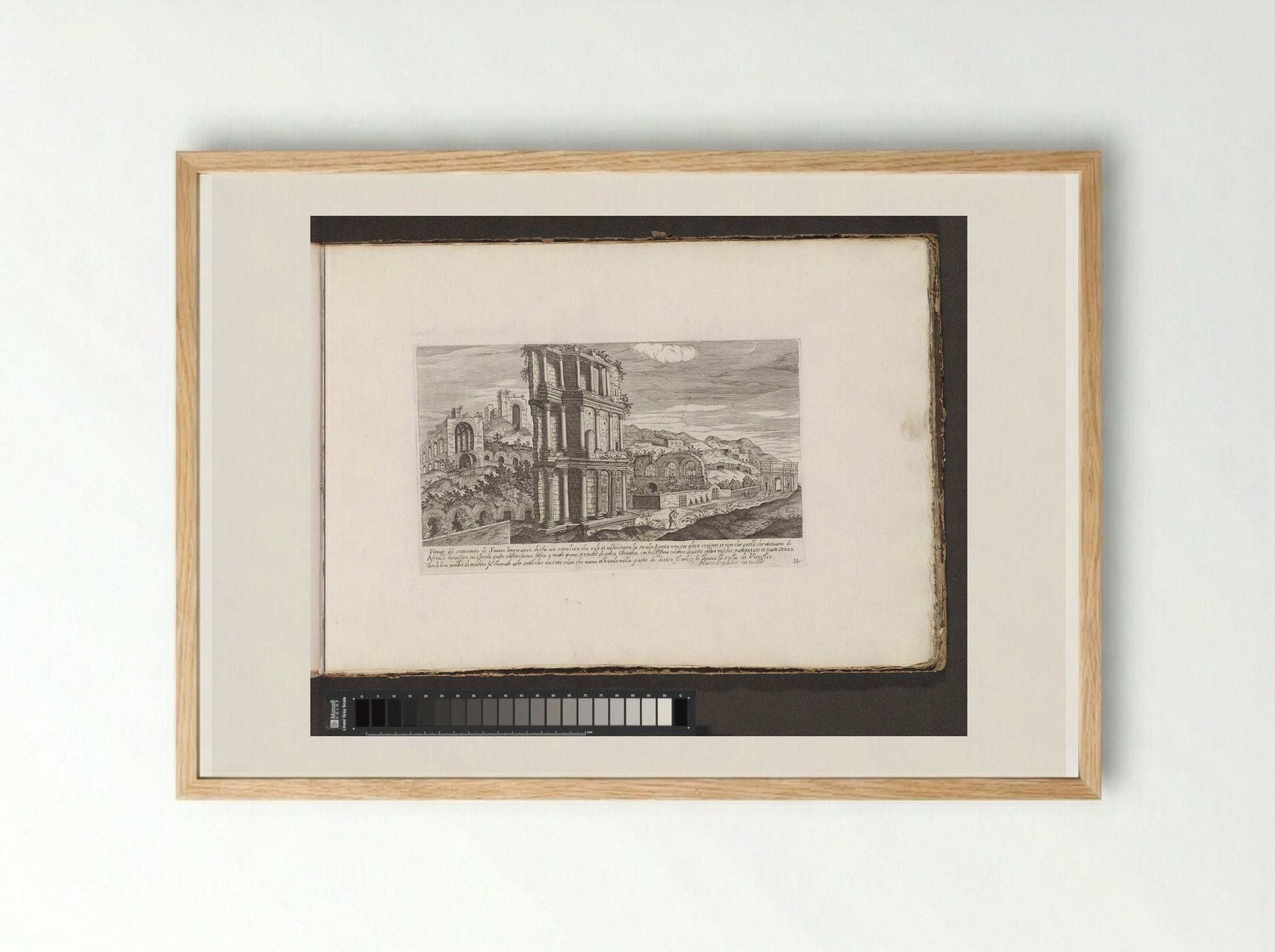Septizonium - Giovanni Giacomo de' Rossi - Framed Print Wood