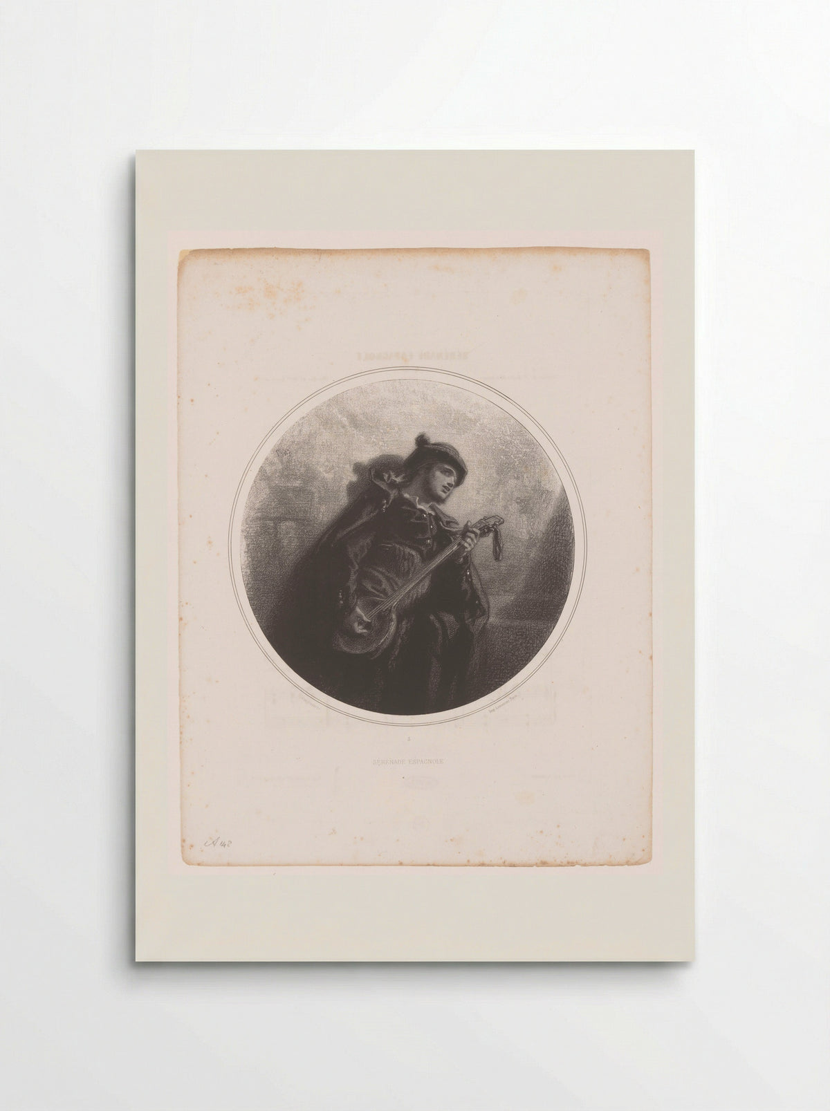Serenade Espagnole - Achille Martinet - Poster