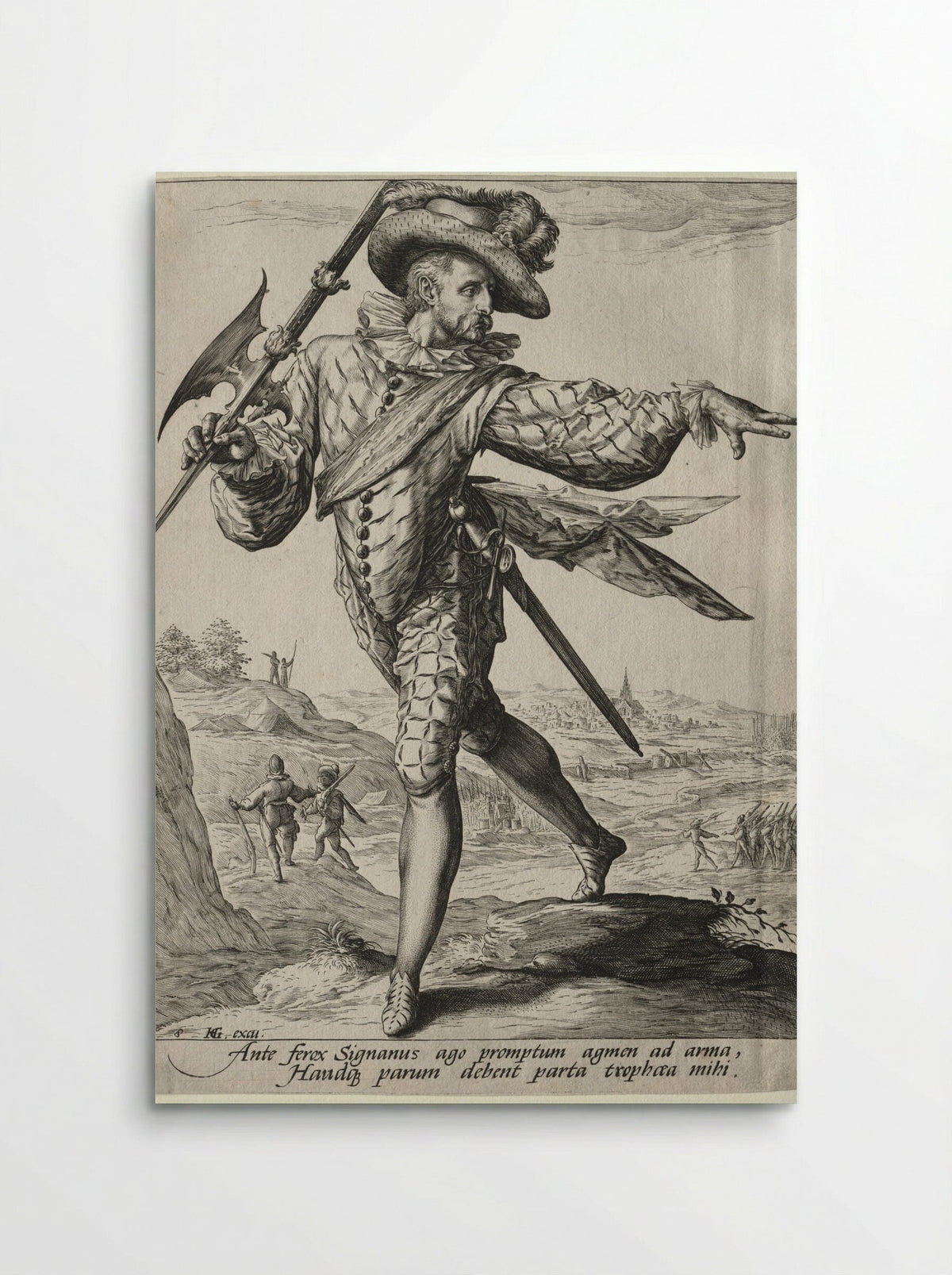 Sergeant - Jacques de Gheyn II - Poster