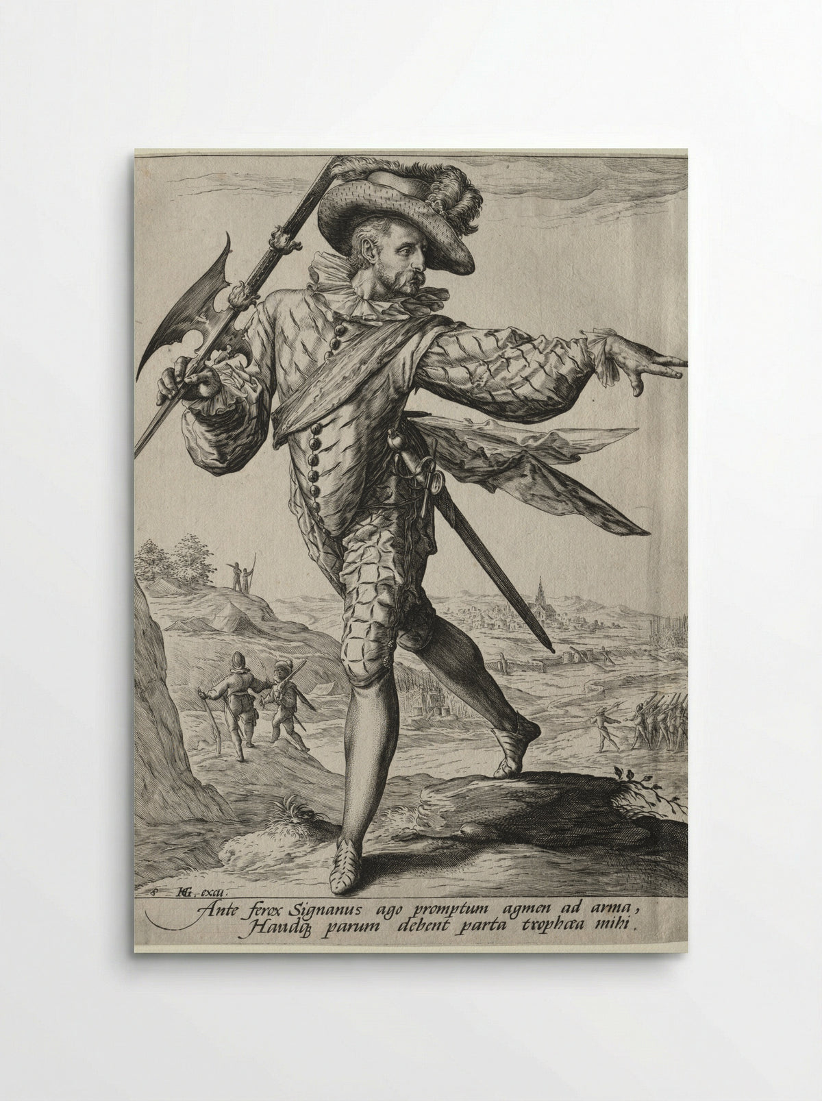 Sergeant - Jacques de Gheyn II - Poster