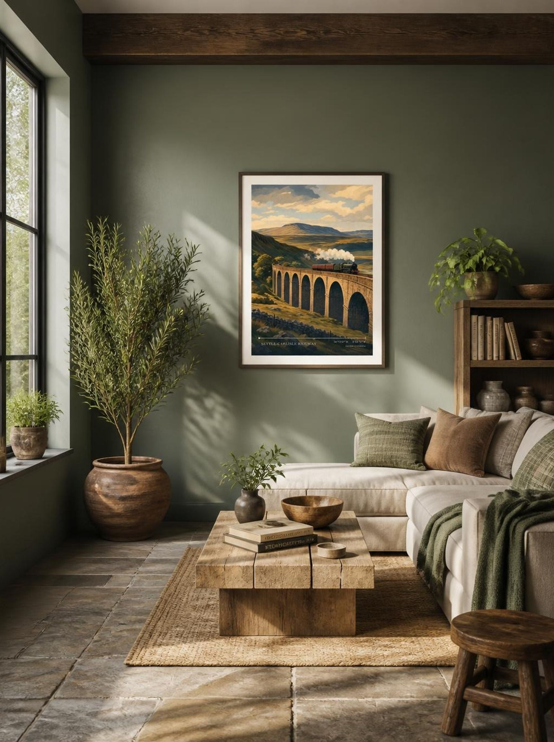 Settle-Carlisle Railway United Kingdom Travel Poster - Lifestyle