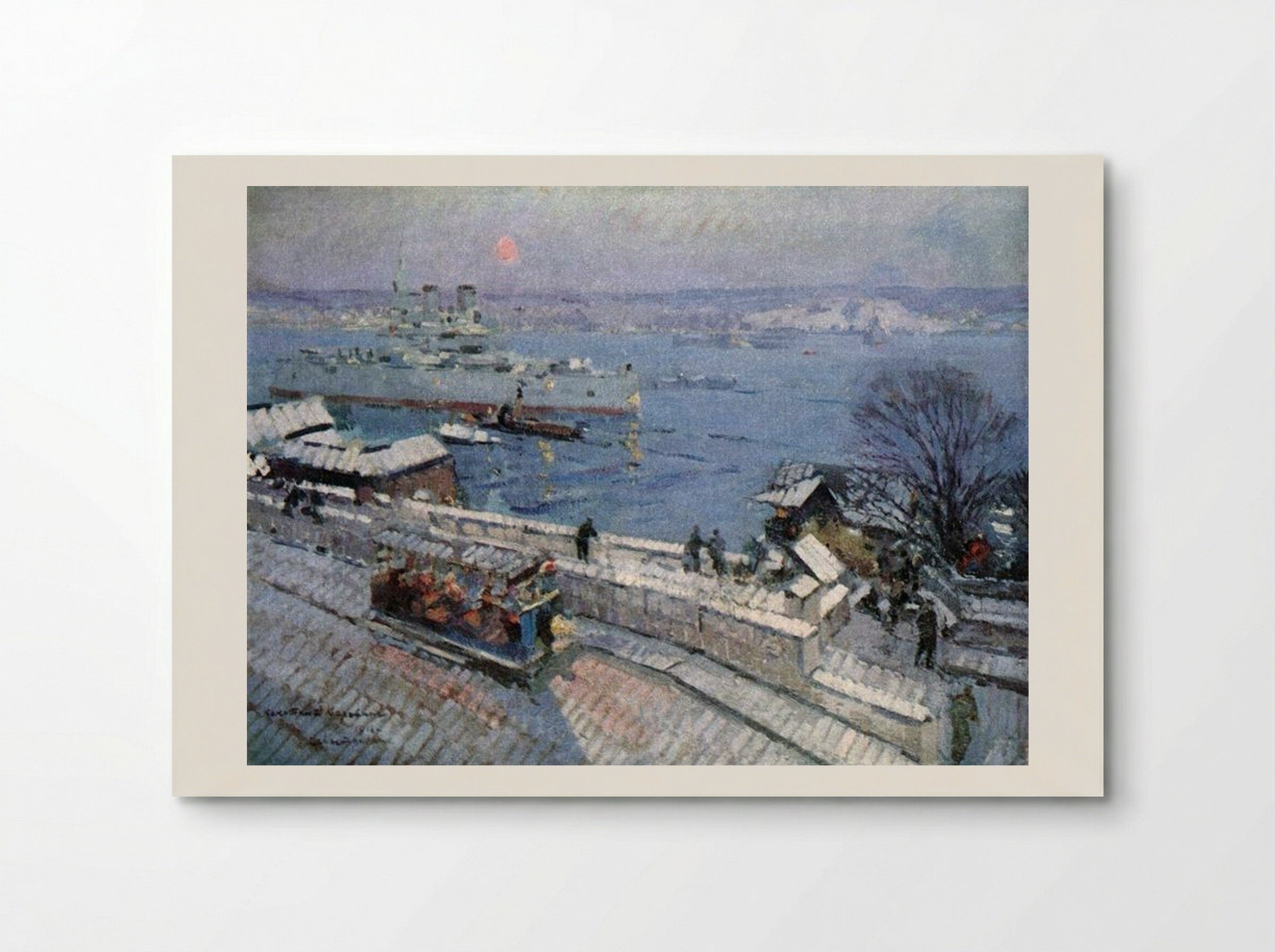 Sevastopol in Winter - Konstantin Korovin - Poster