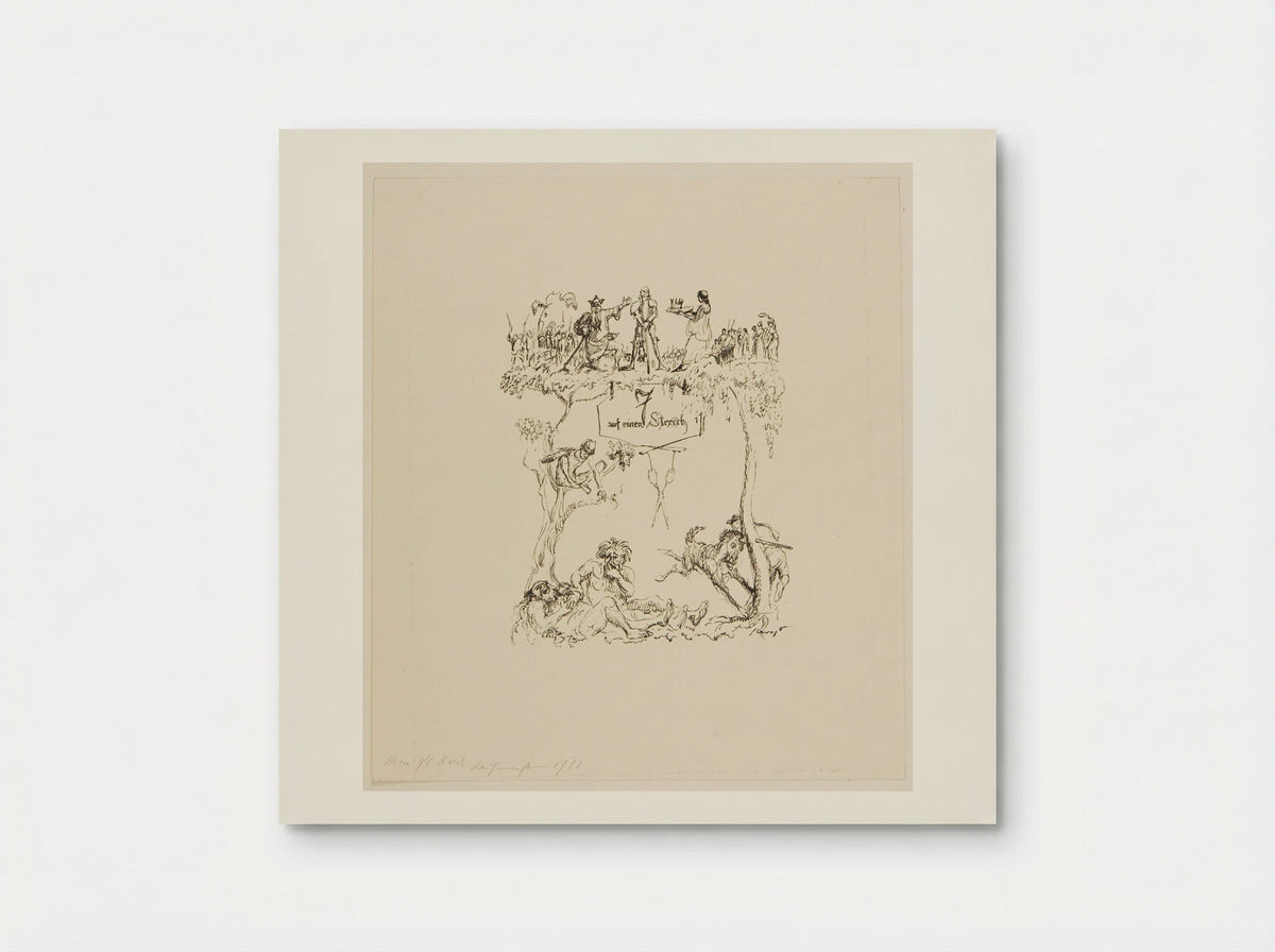 Seven at a Blow - Max Slevogt - Poster