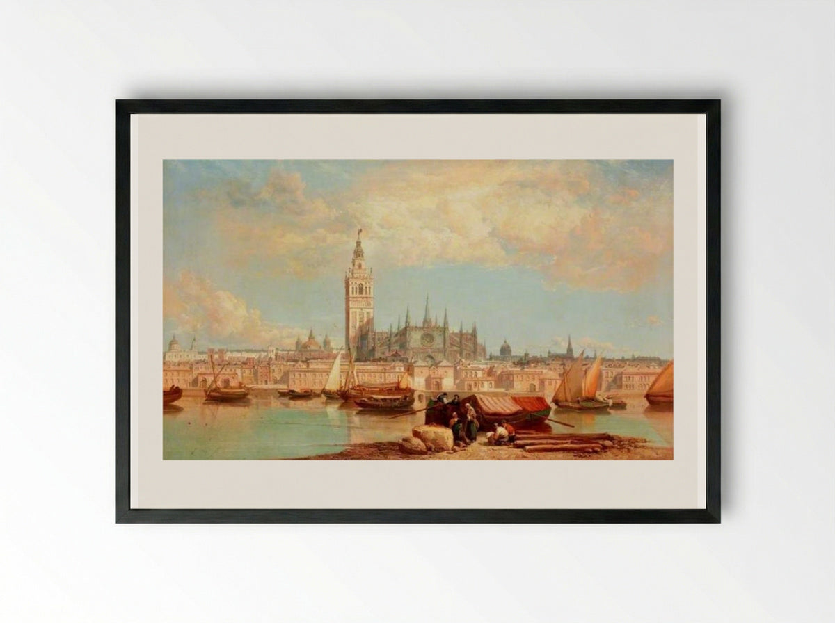 Seville, Spain - James Webb - Framed Print Black