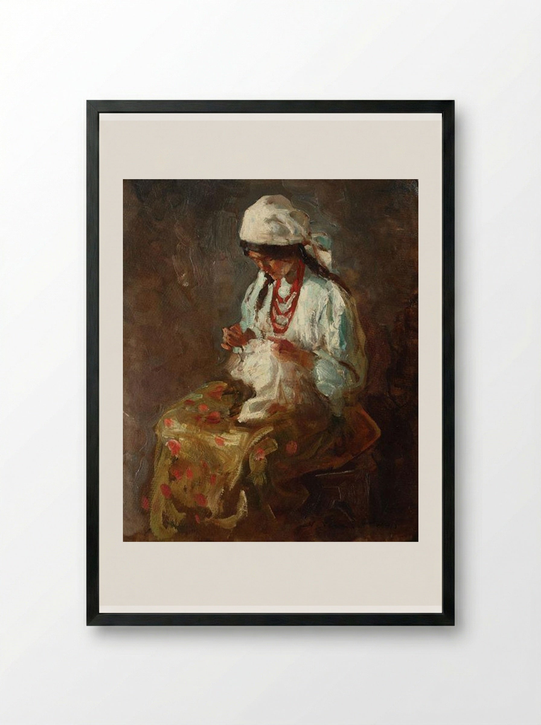Sewer - Nicolae Vermont - Framed Print Black