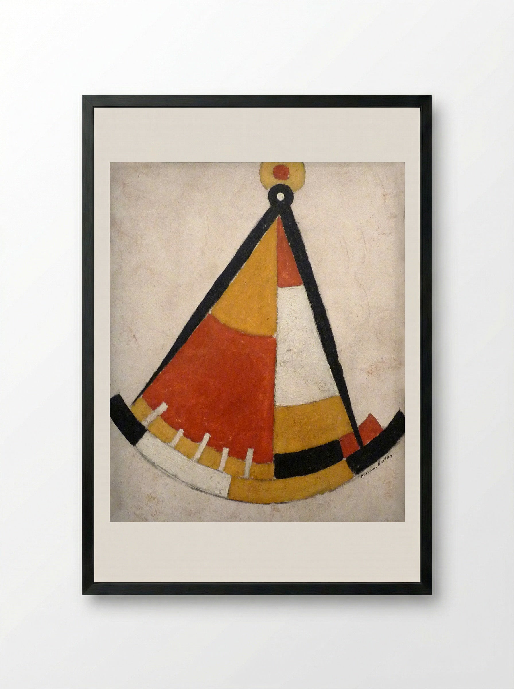 Sextant - Marsden Hartley - Framed Print Black