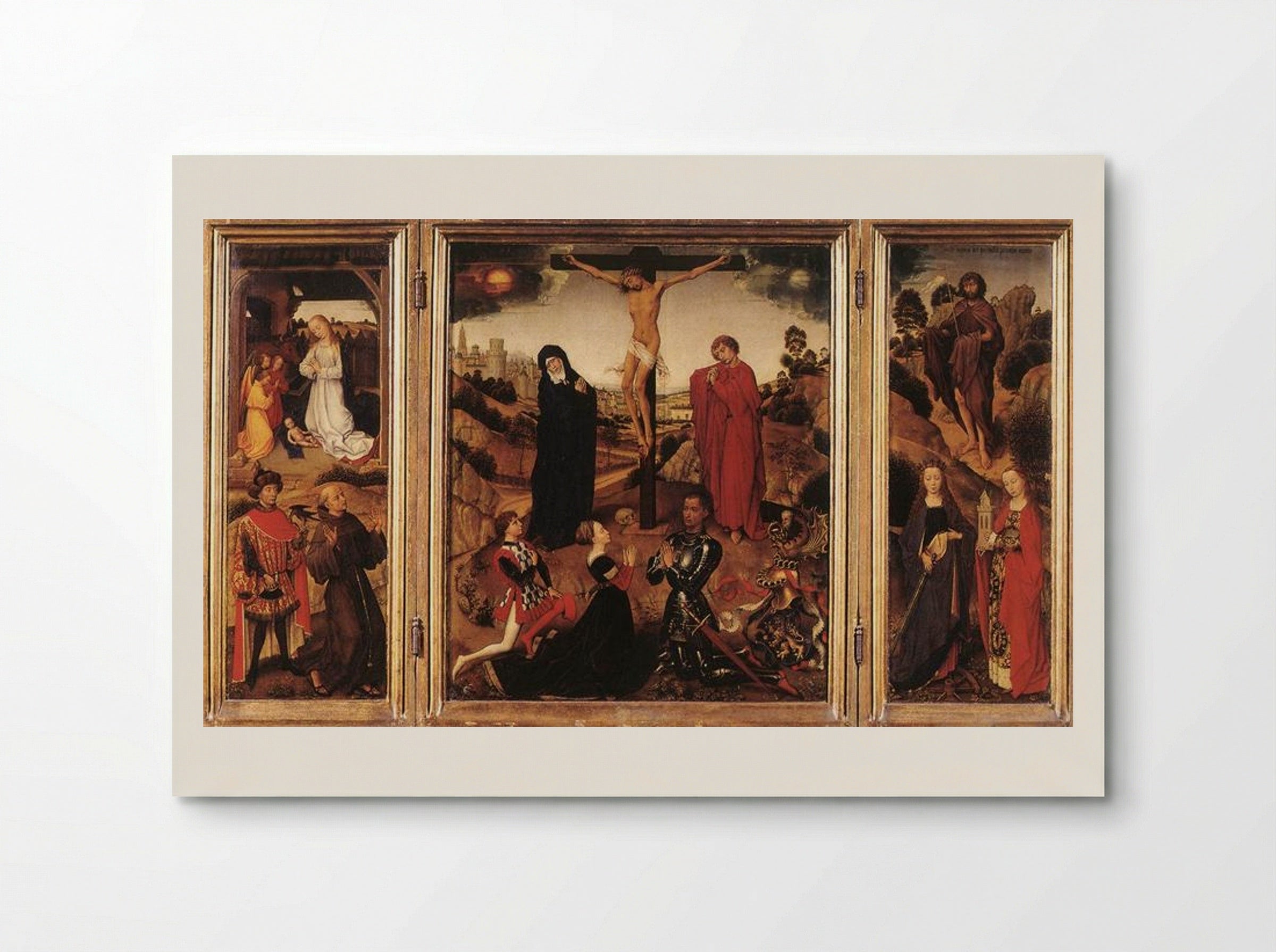 Sforza Triptych - Rogier van der Weyden - Poster