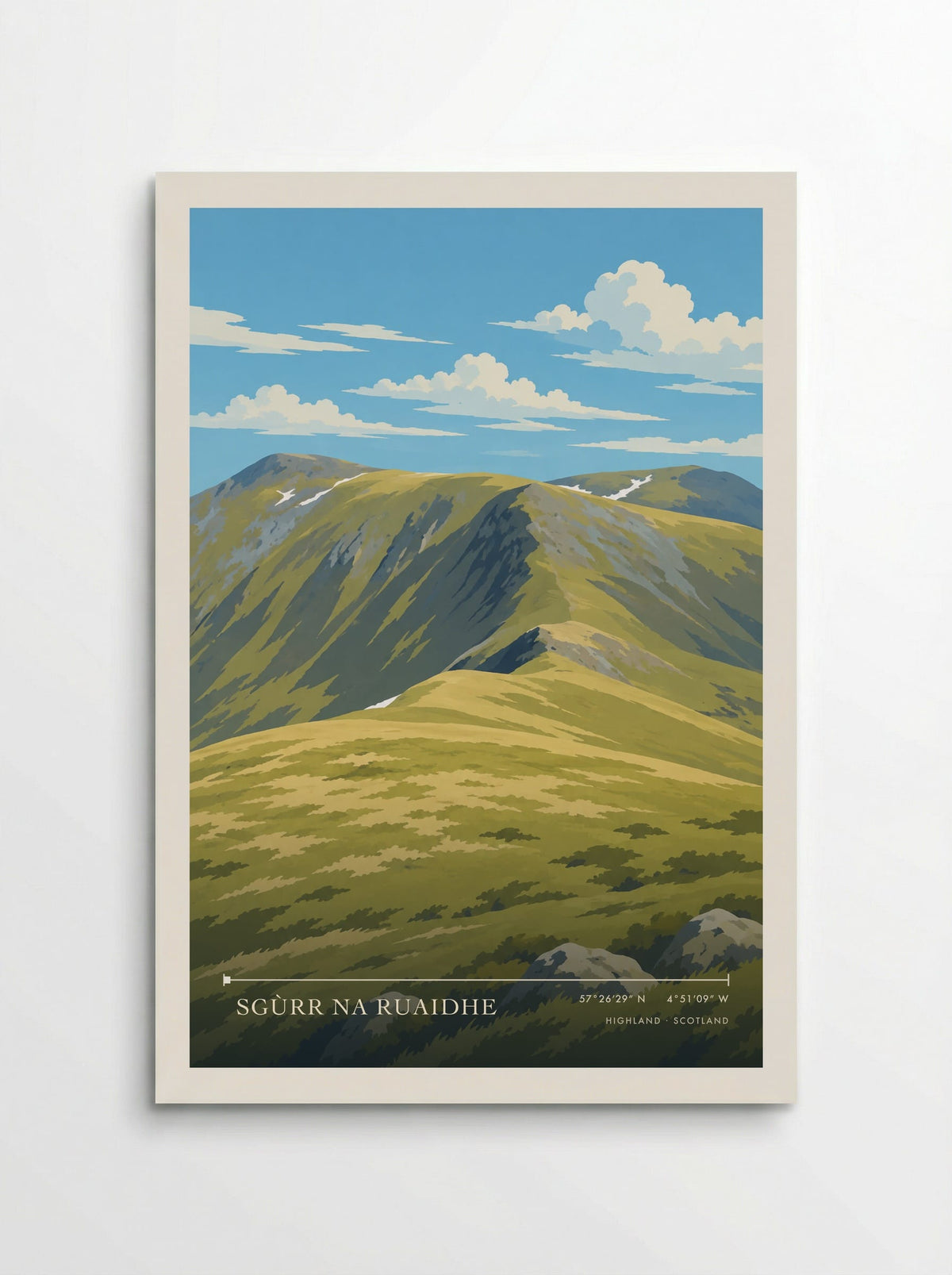 Sgùrr na Ruaidhe, Highland | Travel Poster - Poster
