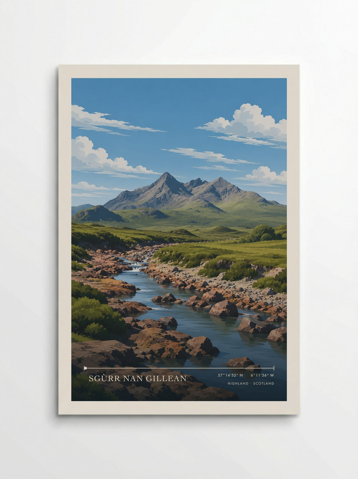 Sgùrr nan Gillean, Highland | Travel Poster - Poster