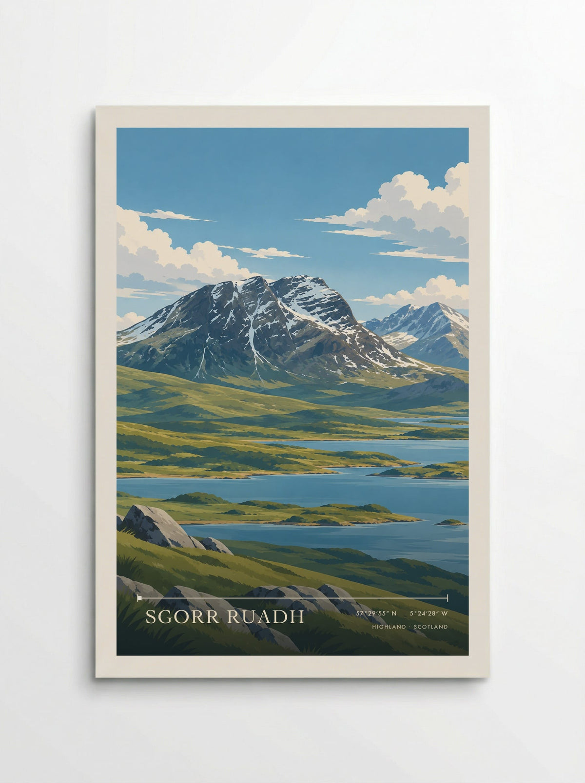 Sgorr Ruadh, Highland | Travel Poster - Poster