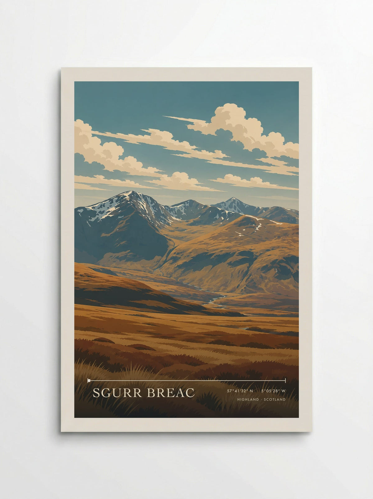 Sgurr Breac, Highland | Travel Poster - Poster