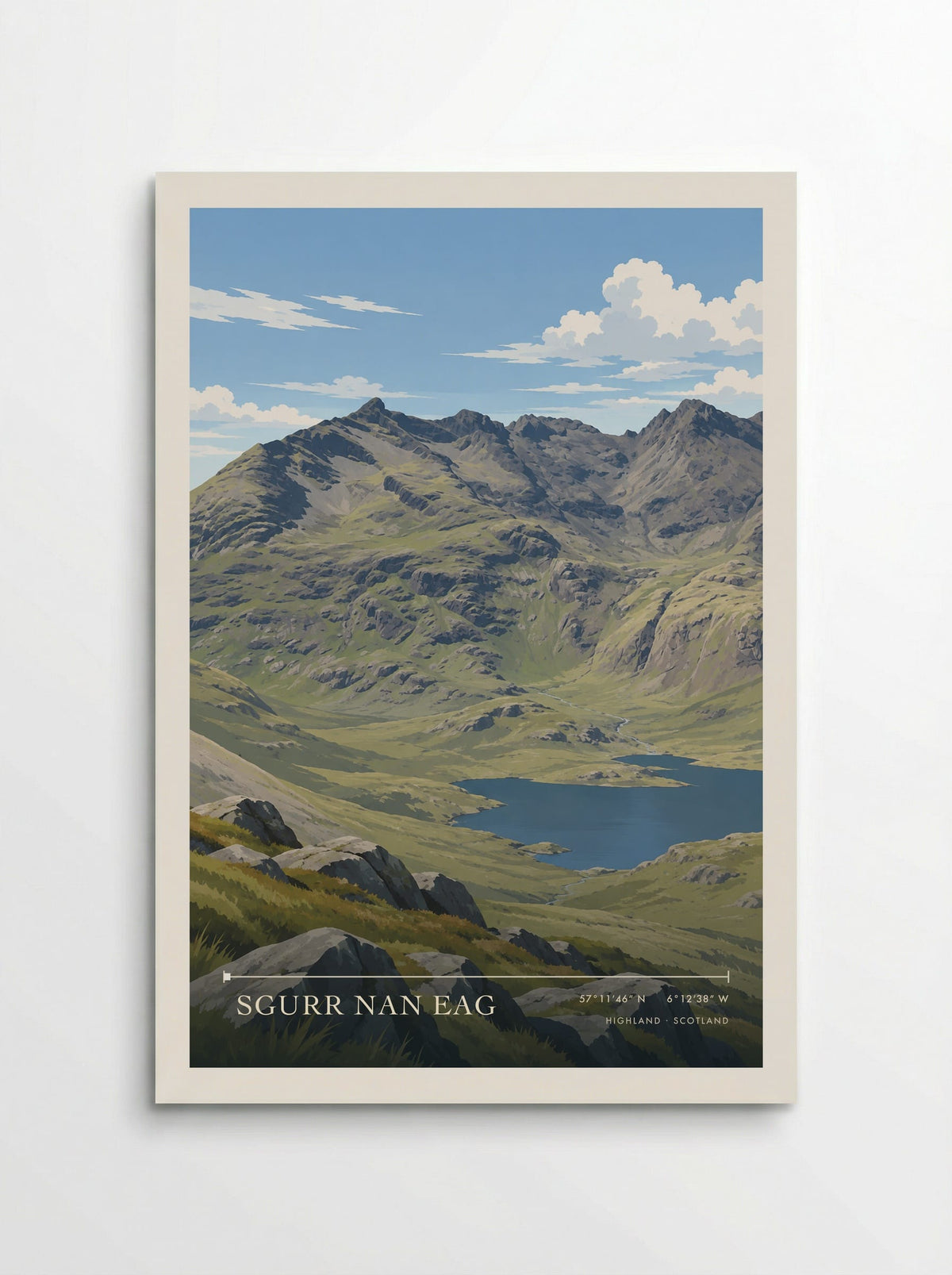 Sgurr nan Eag, Highland | Travel Poster - Poster