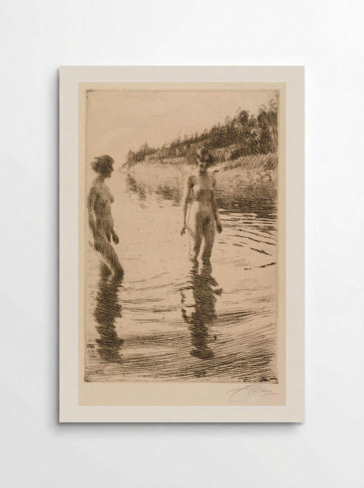 Shallow - Anders Zorn - Poster