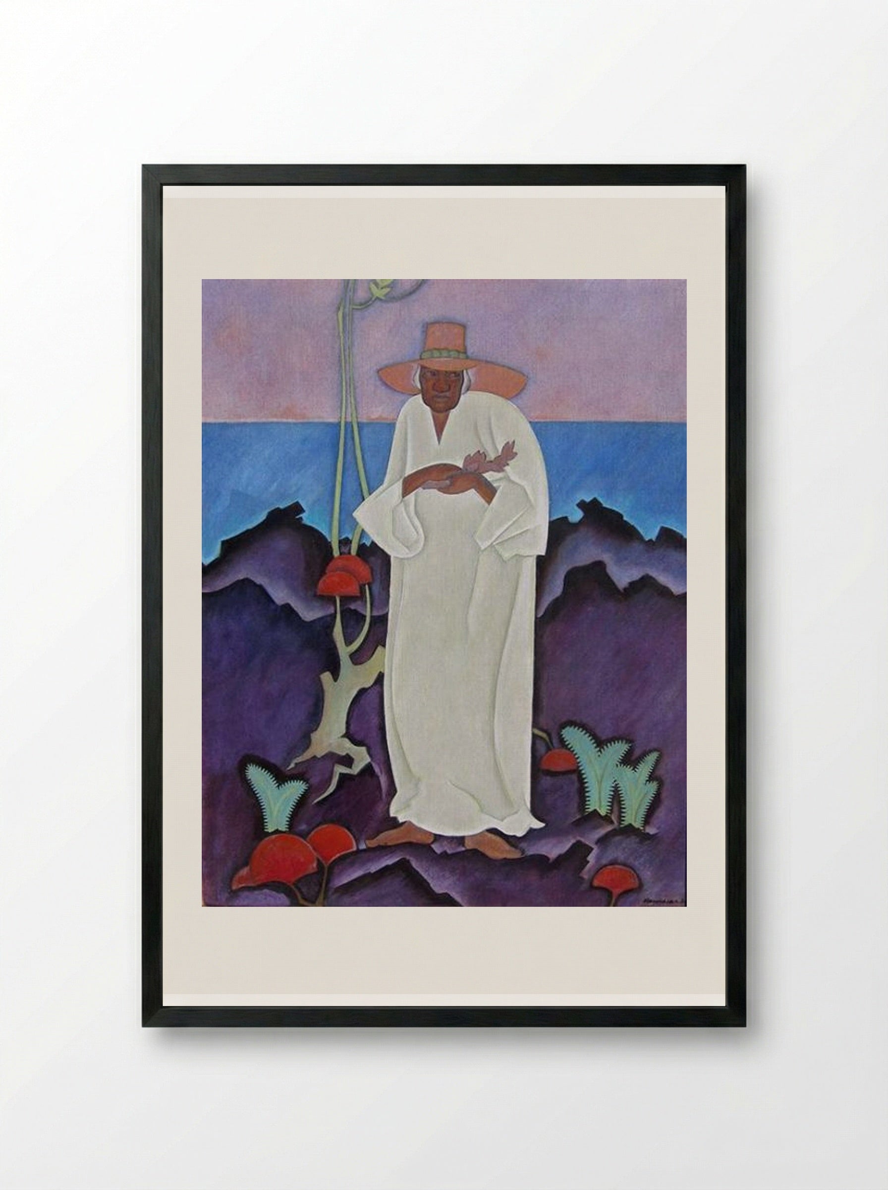 Shaman - Arman Manookian - Framed Print Black