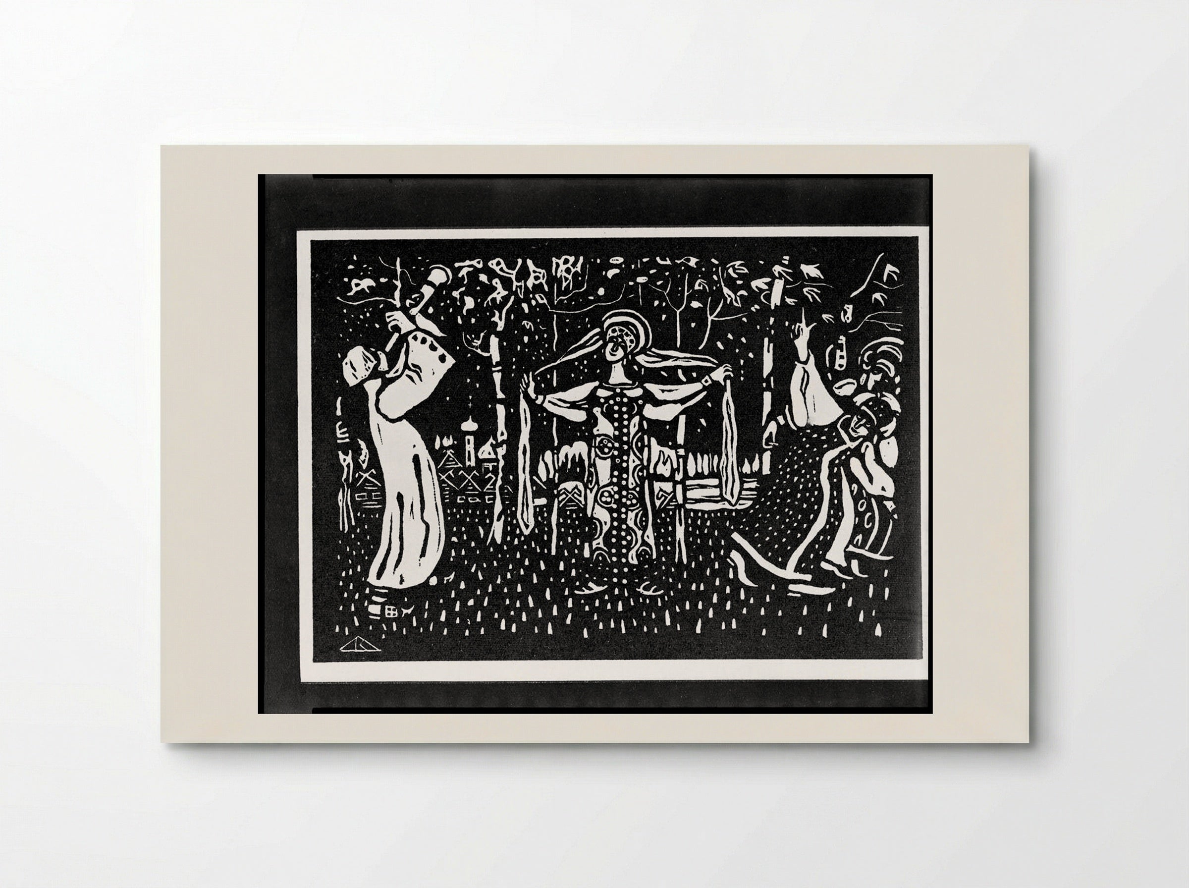 Shawm, from the portfolio Xylographies - Wassily Kandinsky - Poster