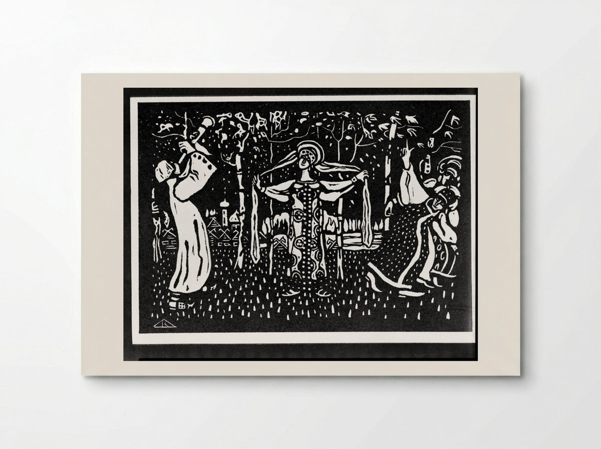 Shawm, from the portfolio Xylographies - Wassily Kandinsky - Poster