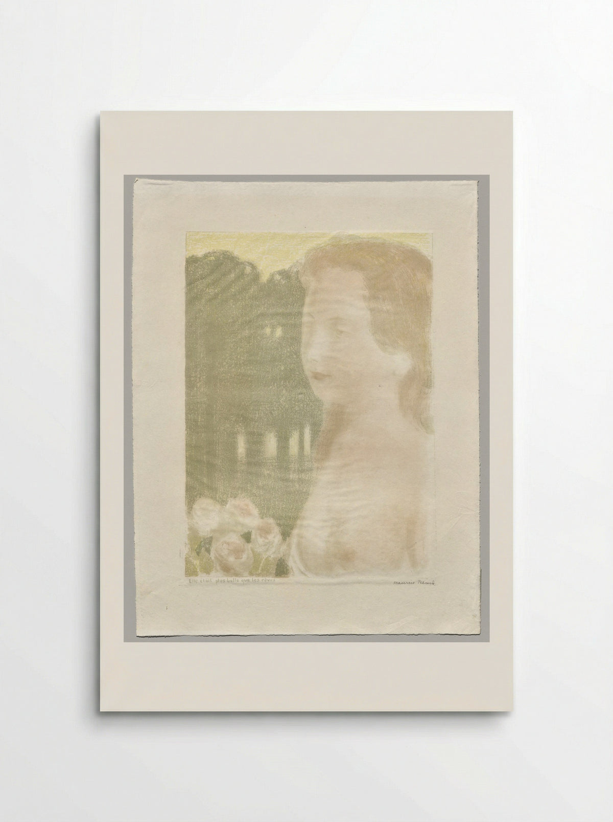 She Was More Beautiful Than Dreams - Maurice Denis - Poster
