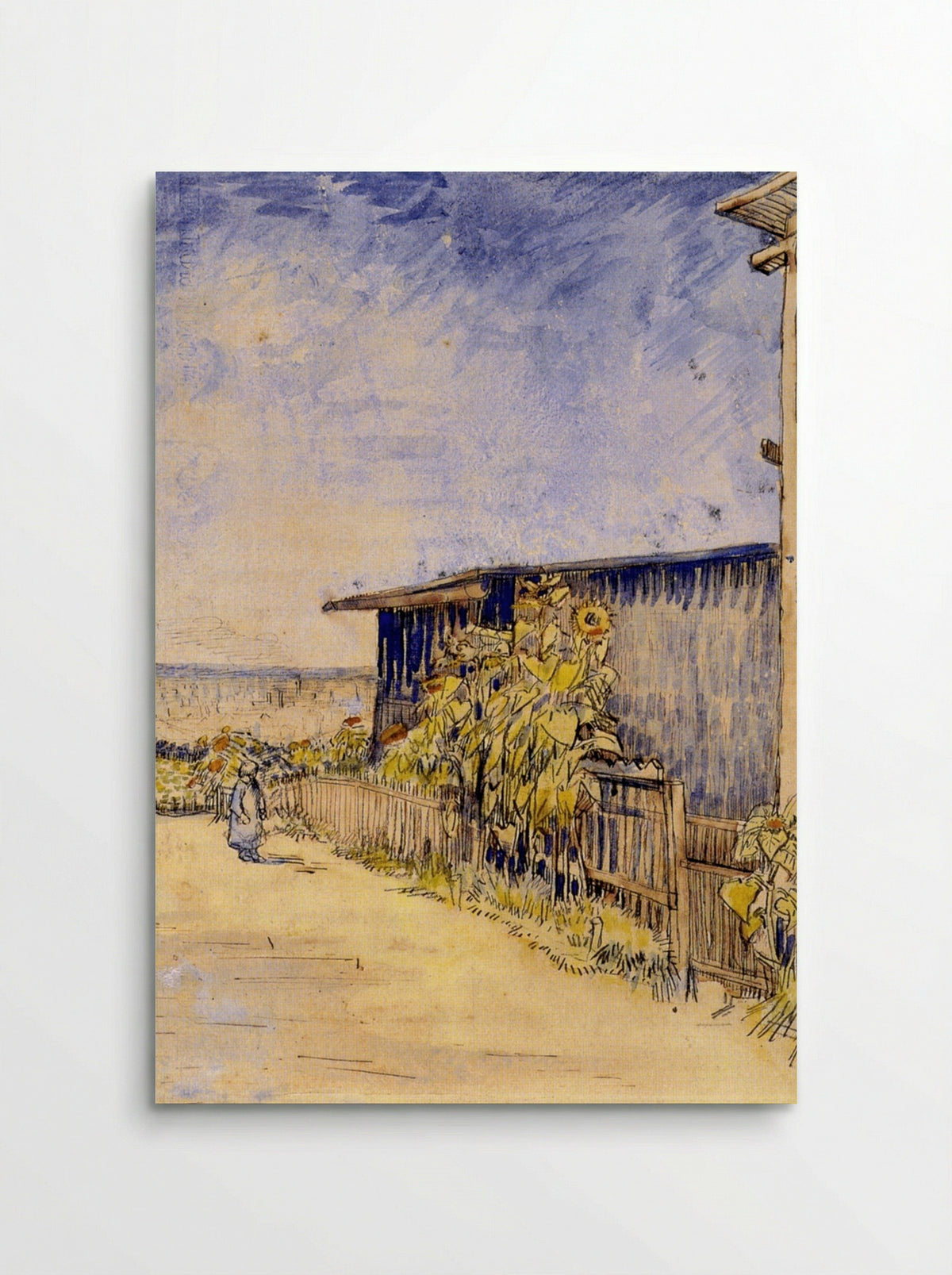 Shed with Sunflowers - Vincent van Gogh - Poster