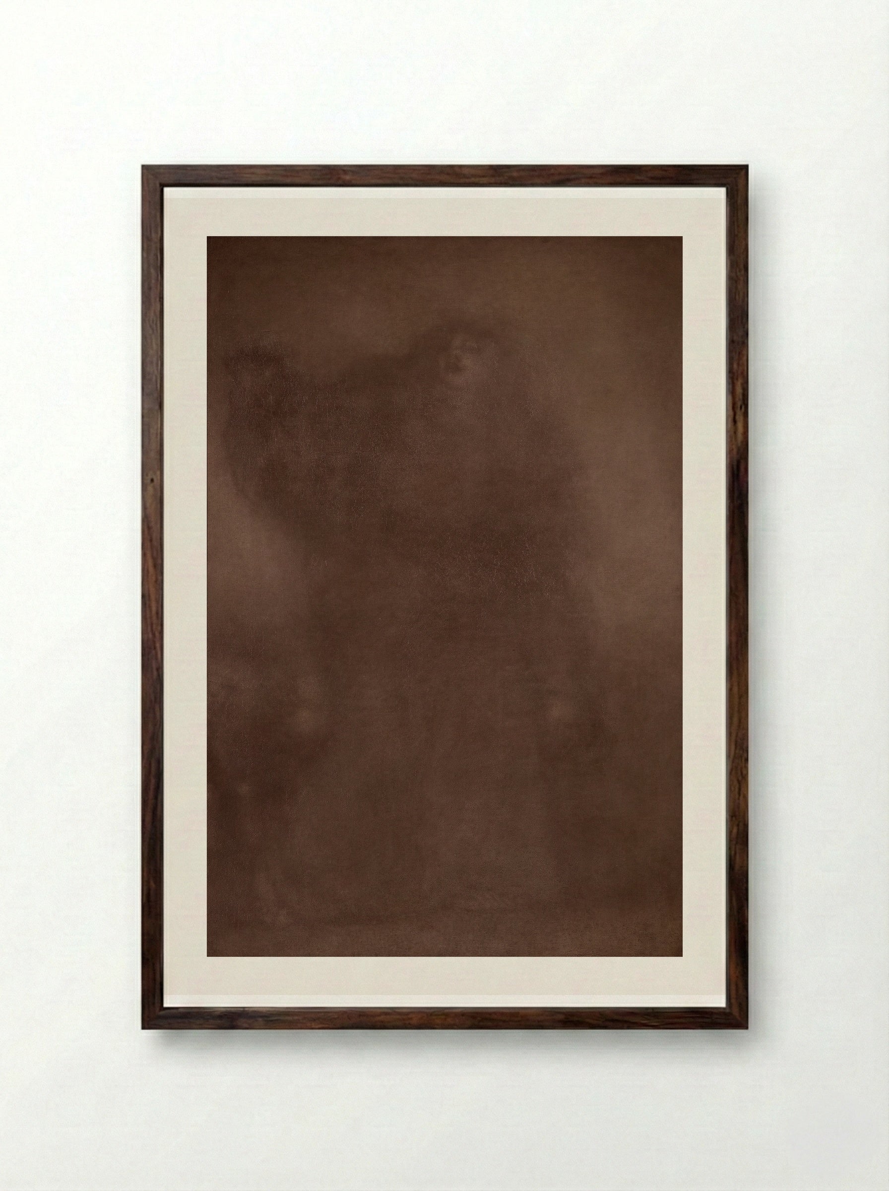 Shepherdess (Monumental Conception of Humanity) - Matthijs Maris - Framed Print Dark Wood