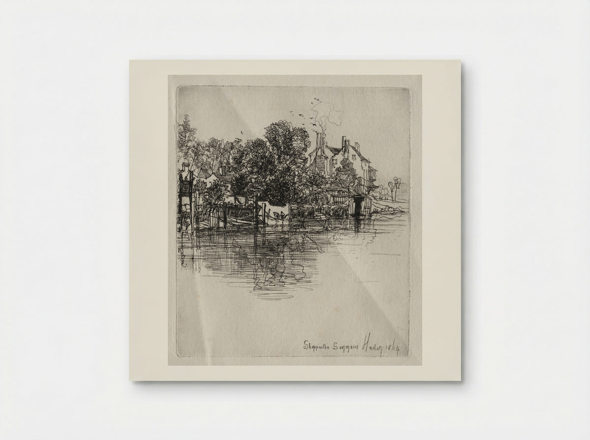 Shepperton - Francis Seymour Haden - Poster