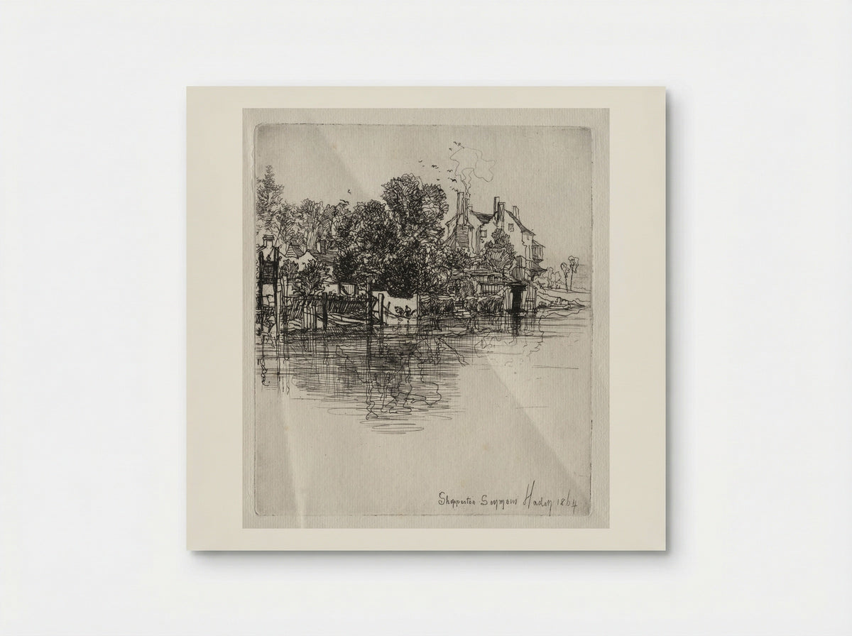 Shepperton - Francis Seymour Haden - Poster