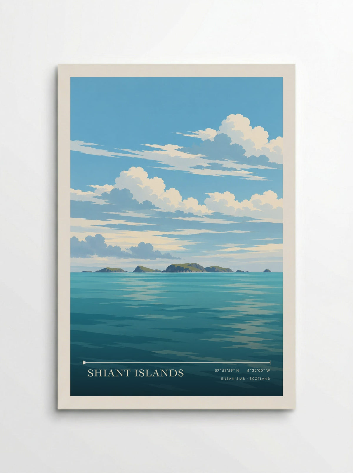 Shiant Islands, Eilean Siar | Travel Poster - Poster