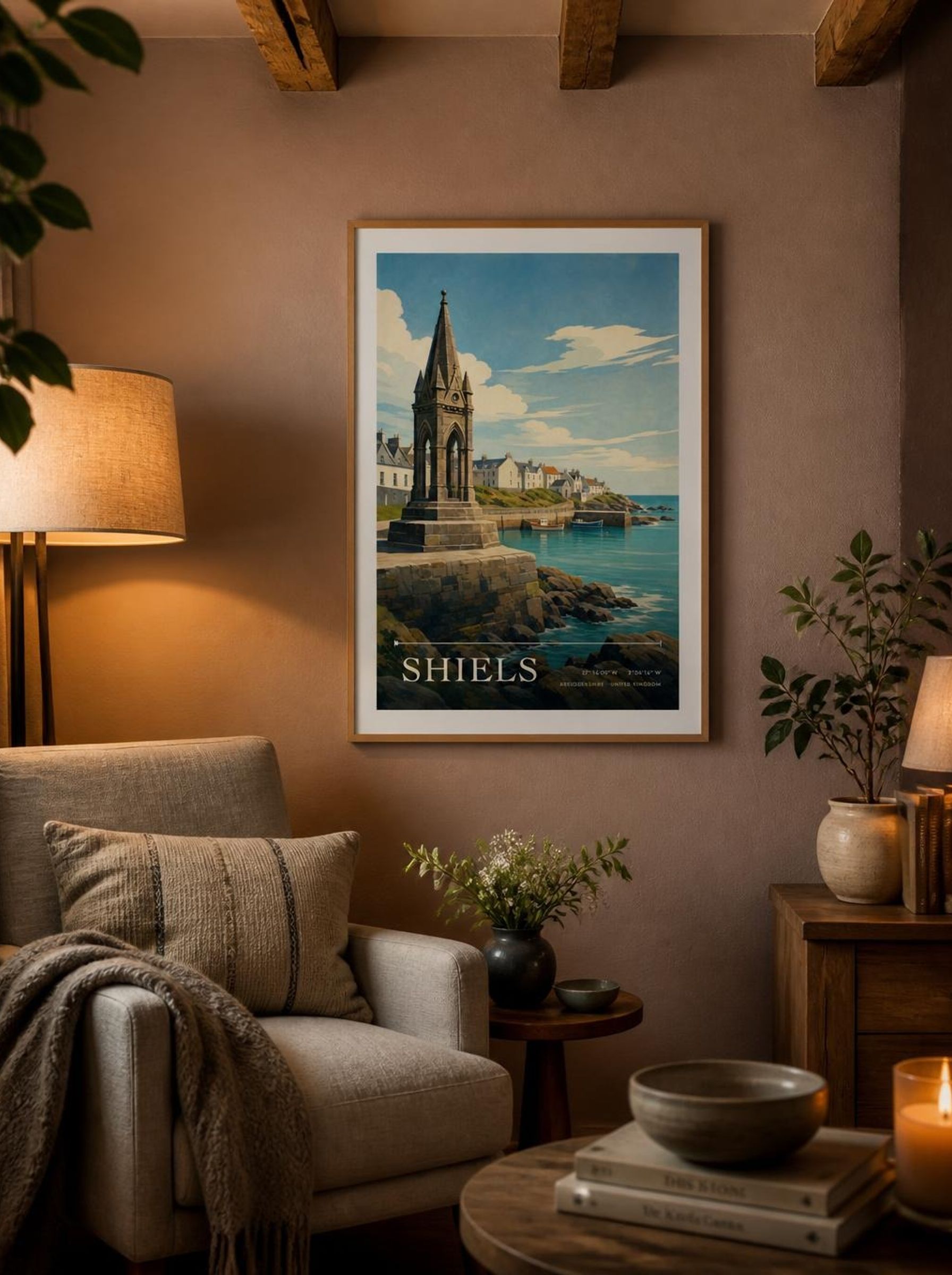 Shiels Aberdeenshire United Kingdom Travel Poster - Lifestyle