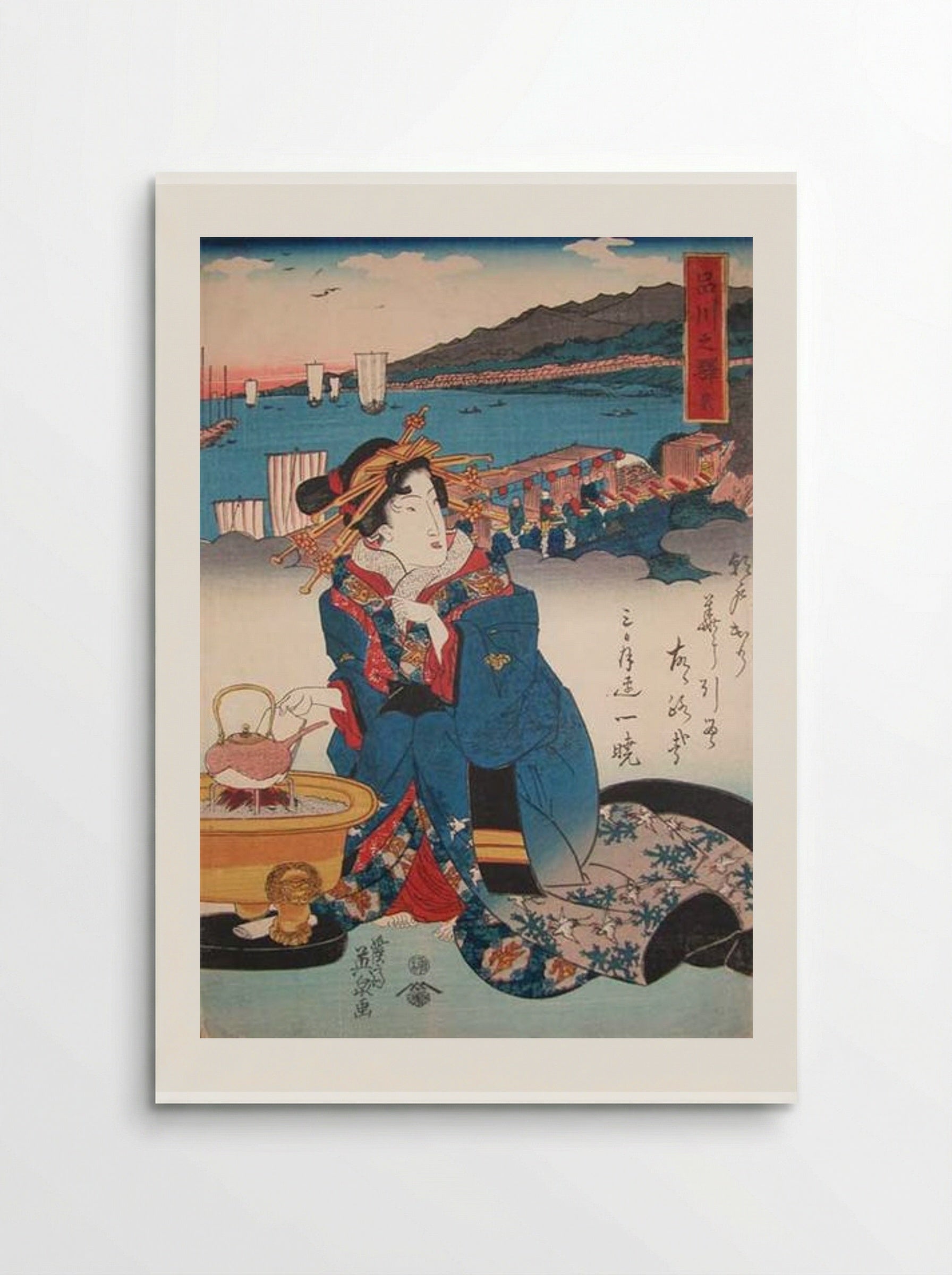 Shinagawa: Hot Tea - Keisai Eisen - Poster