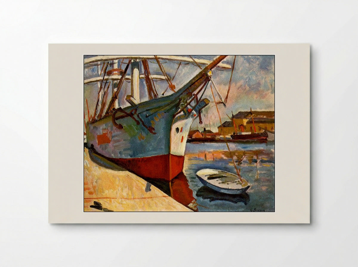 Ship at Le Havre - Georges Braque - Poster
