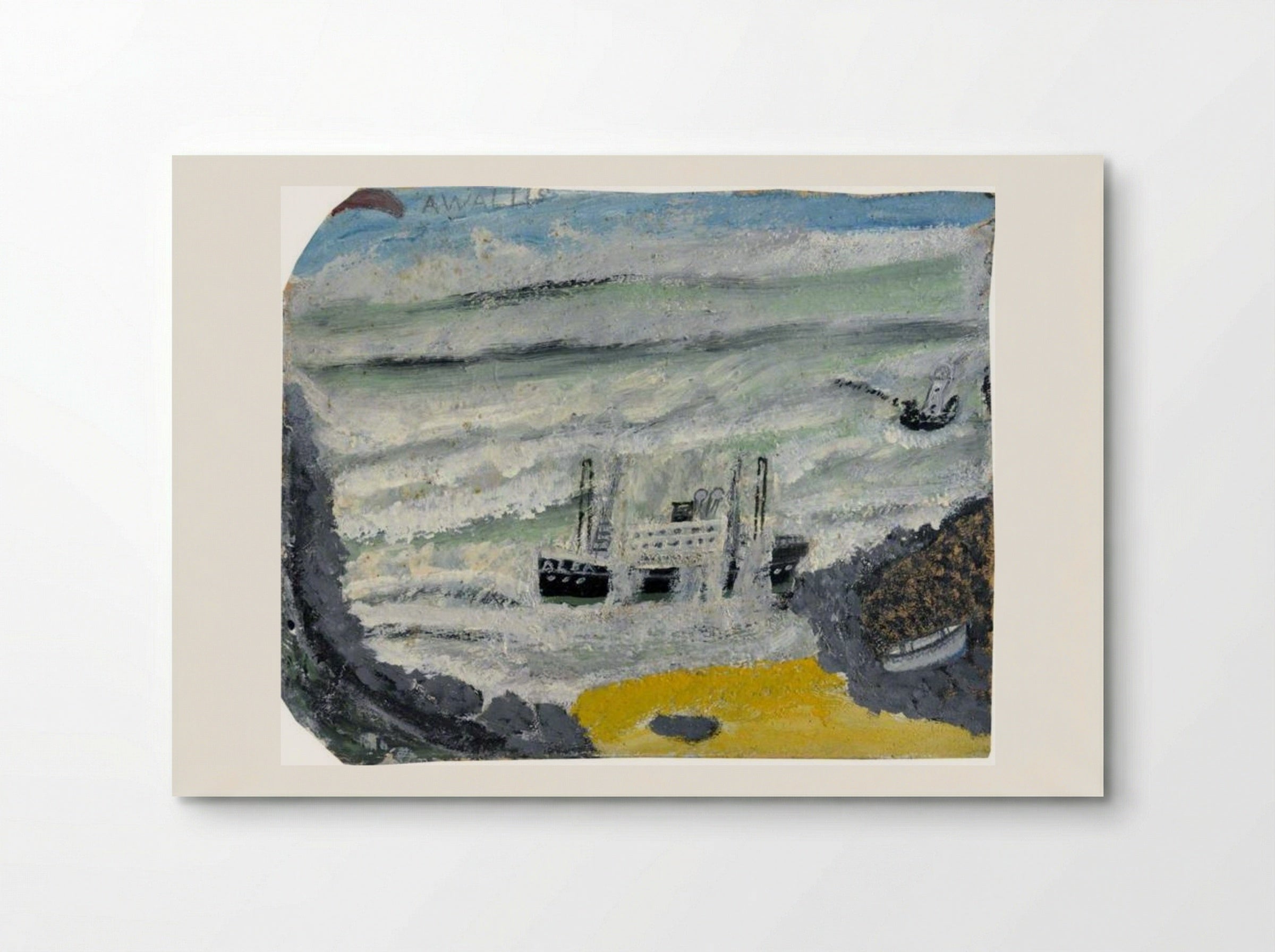 Shipwreck 2, the Wreck of the 'Alba' - Alfred Wallis - Poster