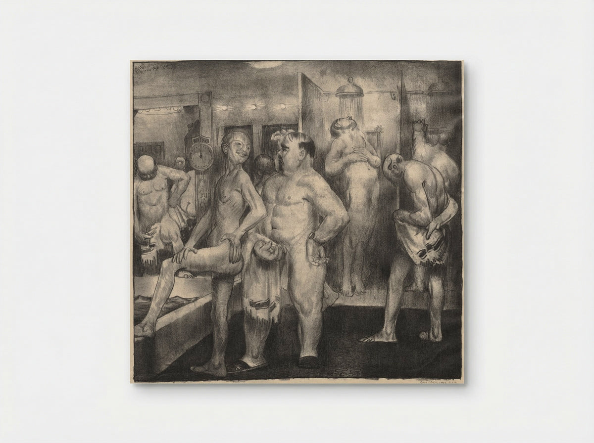 Shower-Bath - George Bellows - Poster