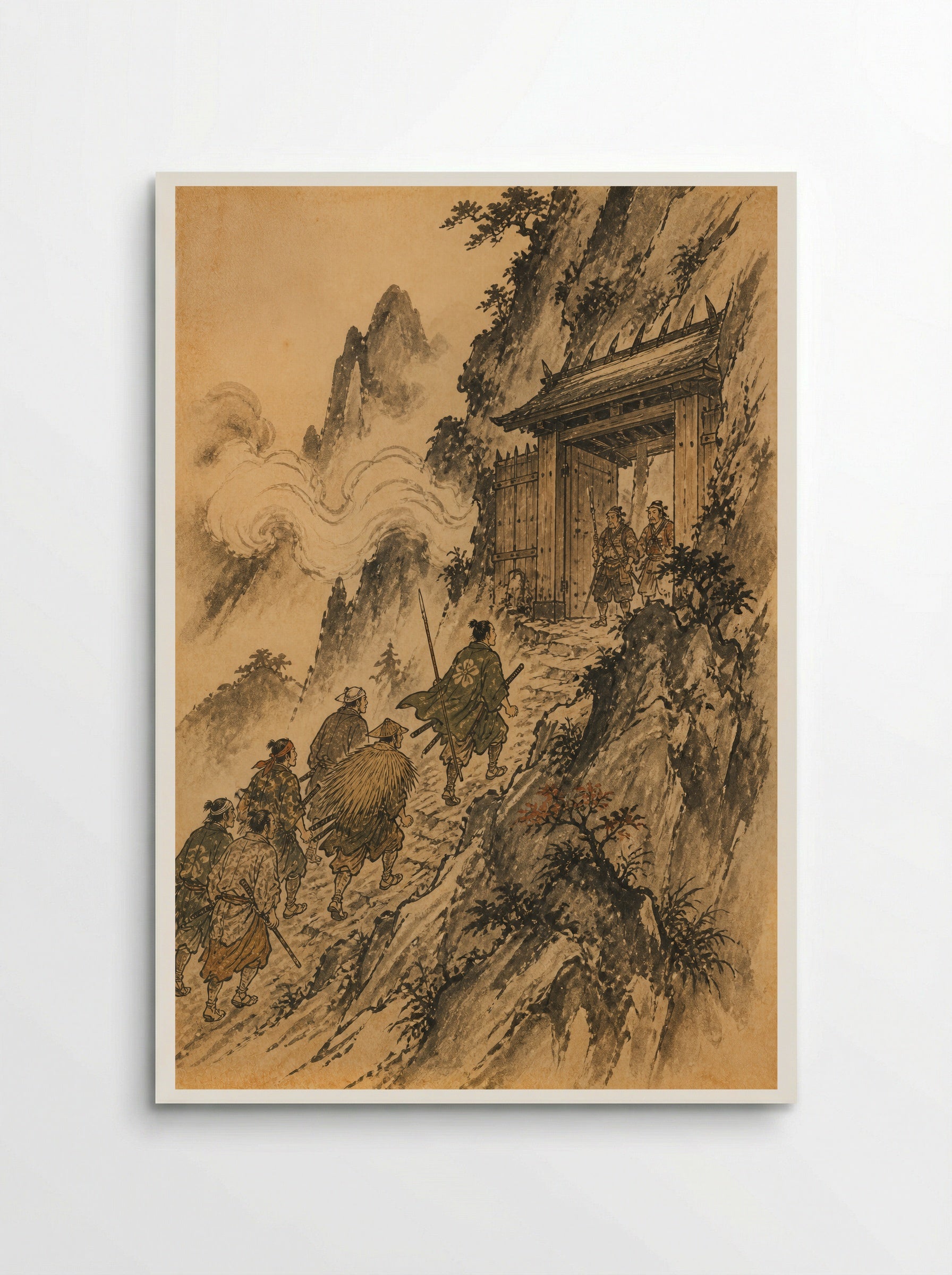 Shuten-doji at Mount Oe: At the Gate - Poster
