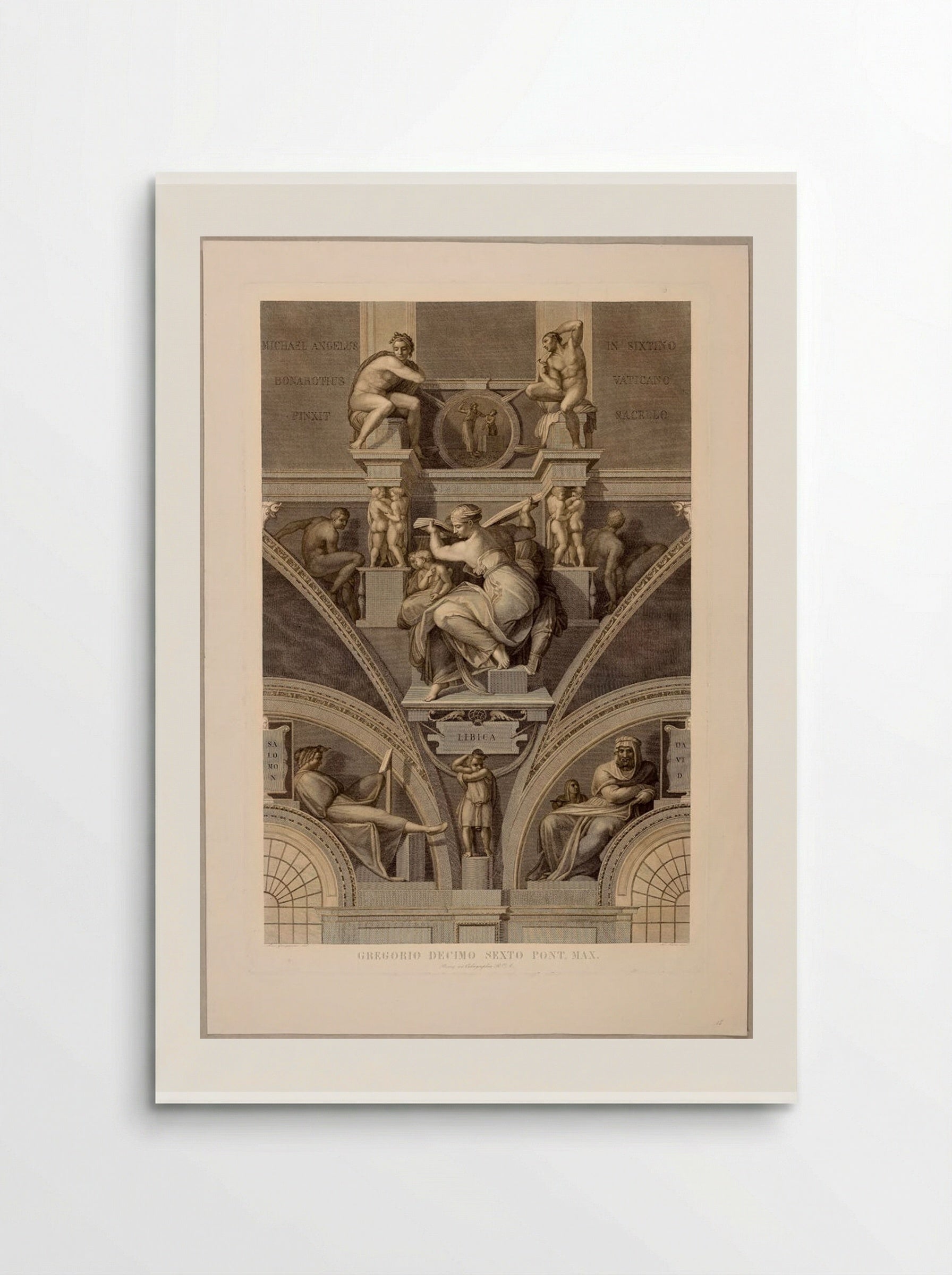 Sibylla Libica - Domenico Cunego - Poster