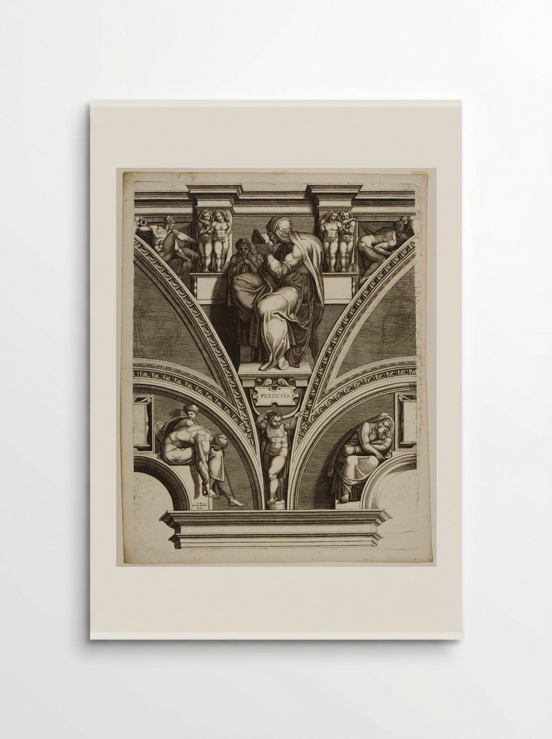 Sibylla Persica - Giorgio Ghisi - Poster