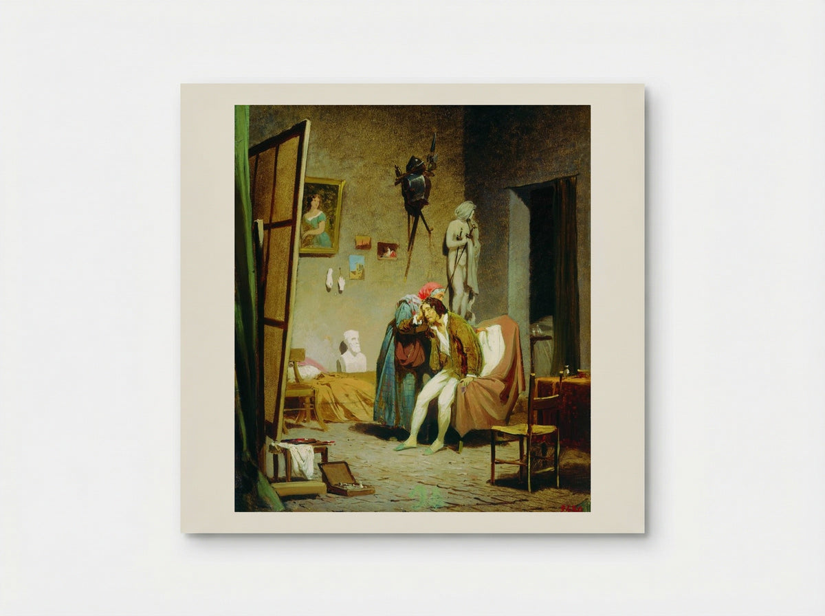 Sick Artist - Fyodor Bronnikov - Poster