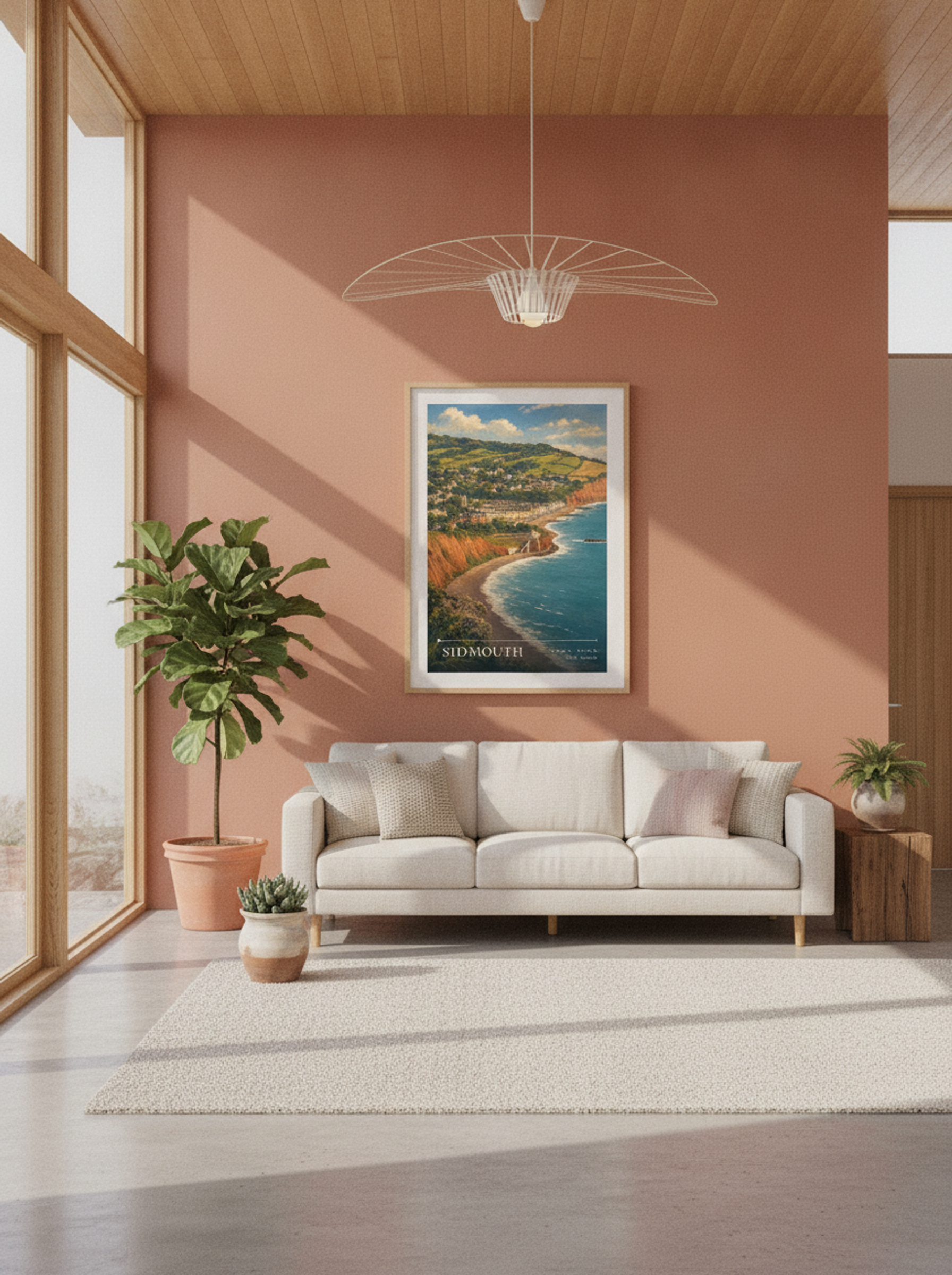 Sidmouth Devon England Travel Poster - Lifestyle