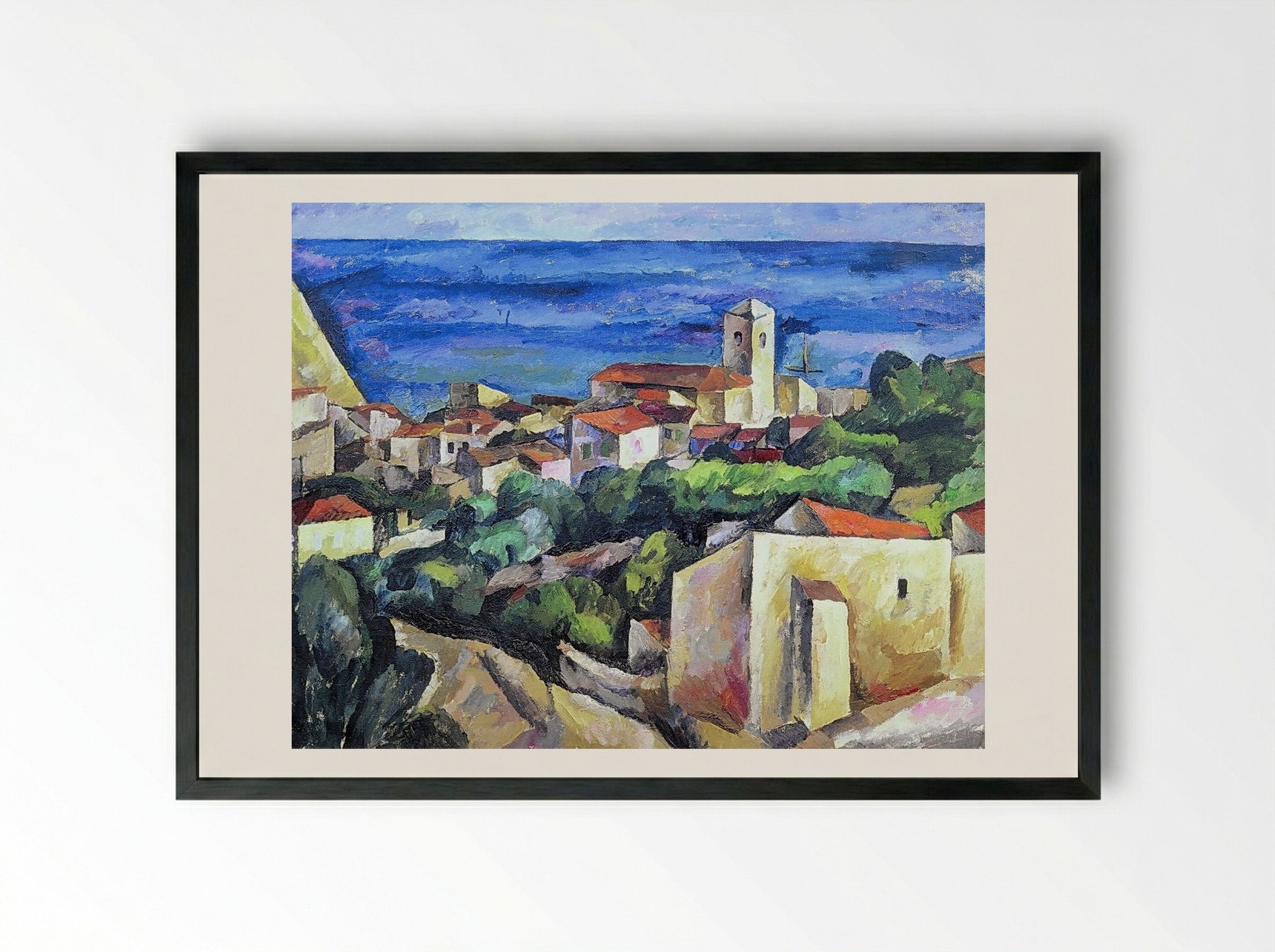 Siena - Pyotr Konchalovsky - Framed Print Black
