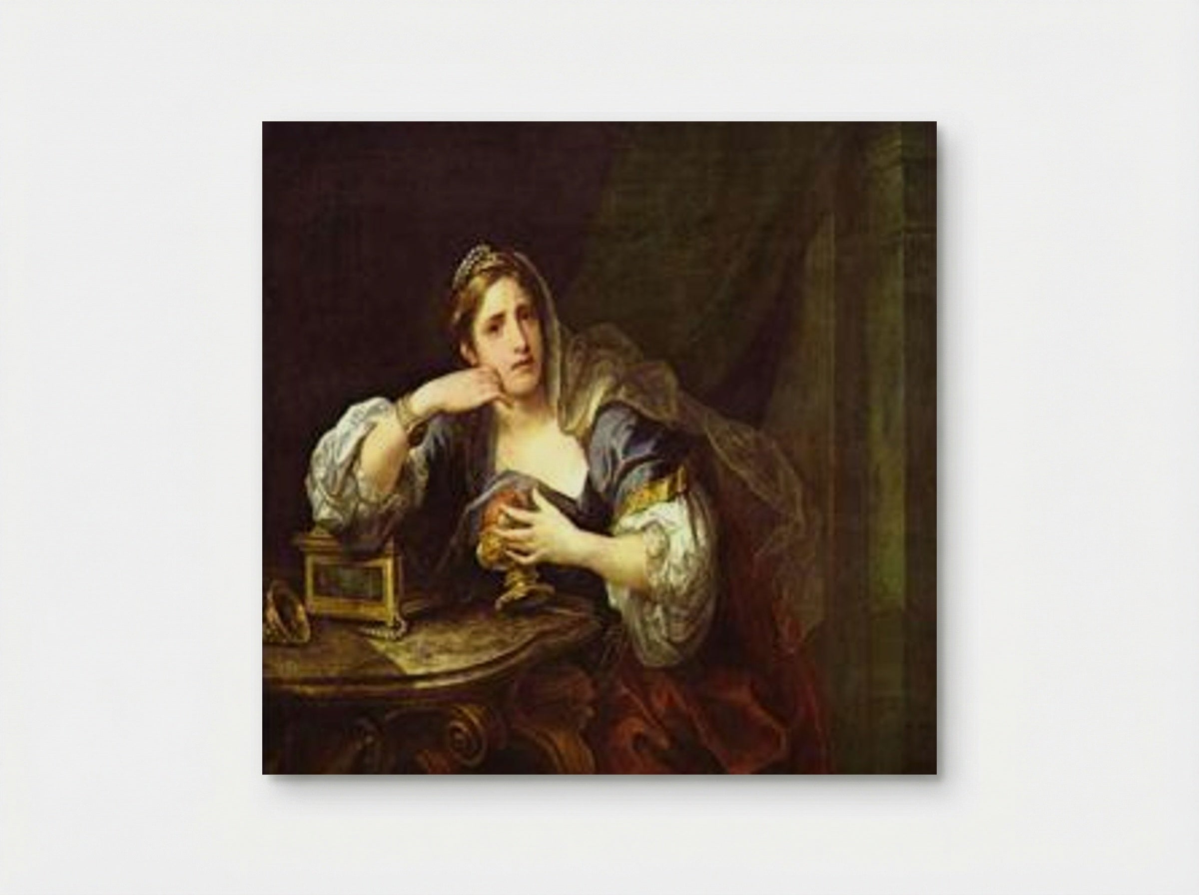 Sigismonda Mourning Over the Heart of Guiscardo - William Hogarth - Poster