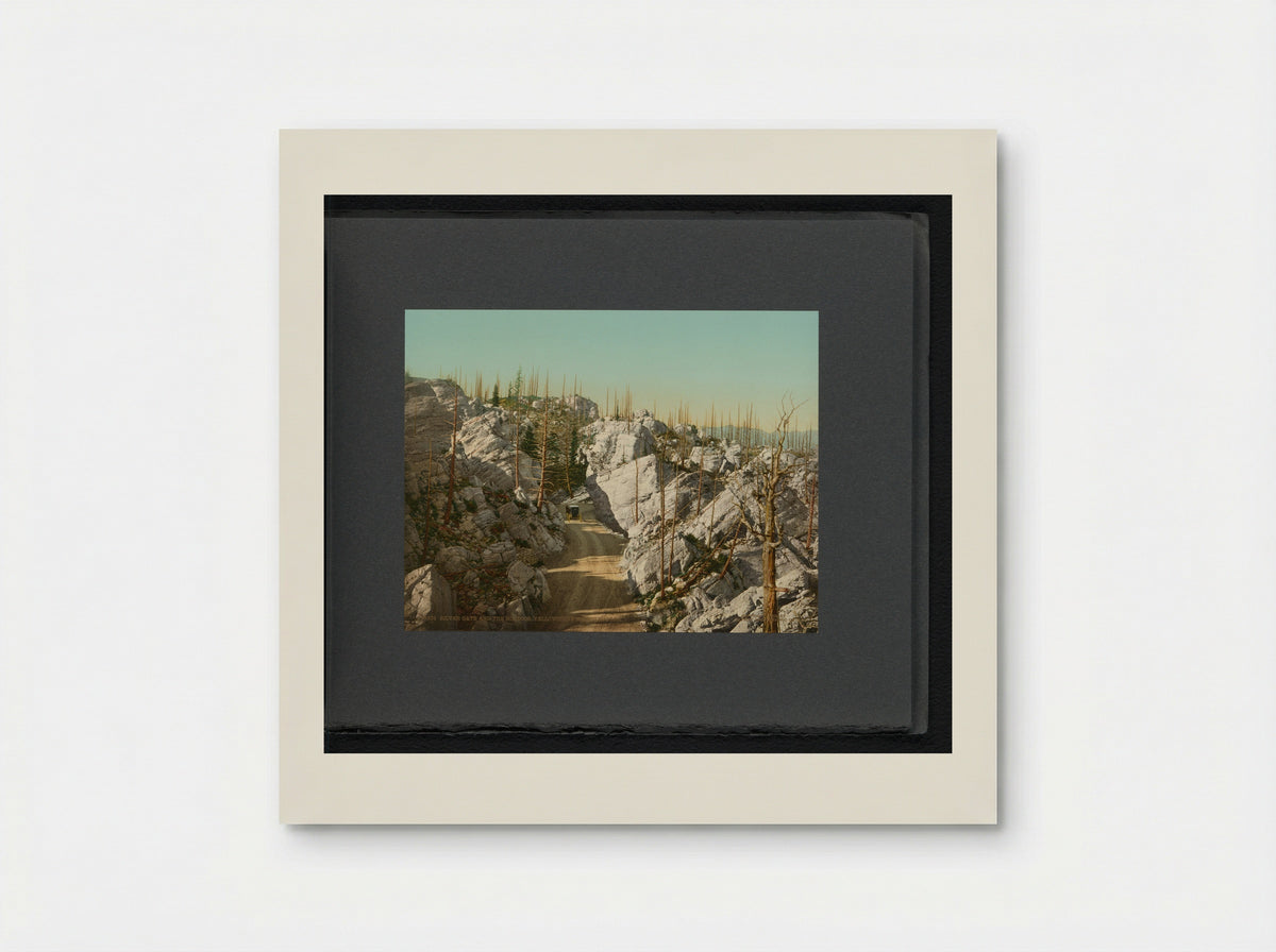 Silver Gate and the Hoodoos, Yellowstone National Park - William Henry Jackson - Poster