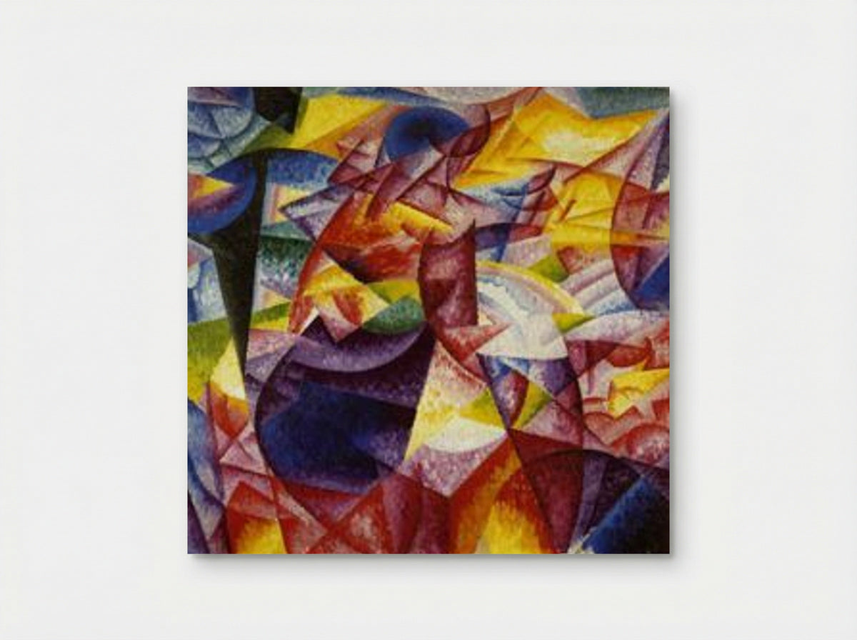 Simultaneity of Centrifugal and Centripetal Groups (Woman at a Window) - Gino Severini - Poster