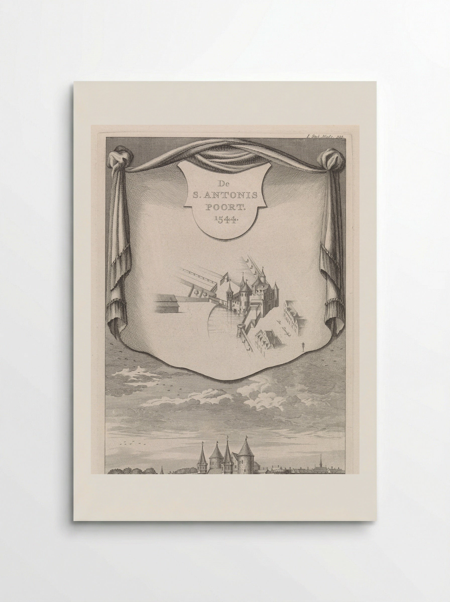 Sint-Antoniespoort van Amsterdam - Jan Goeree - Poster